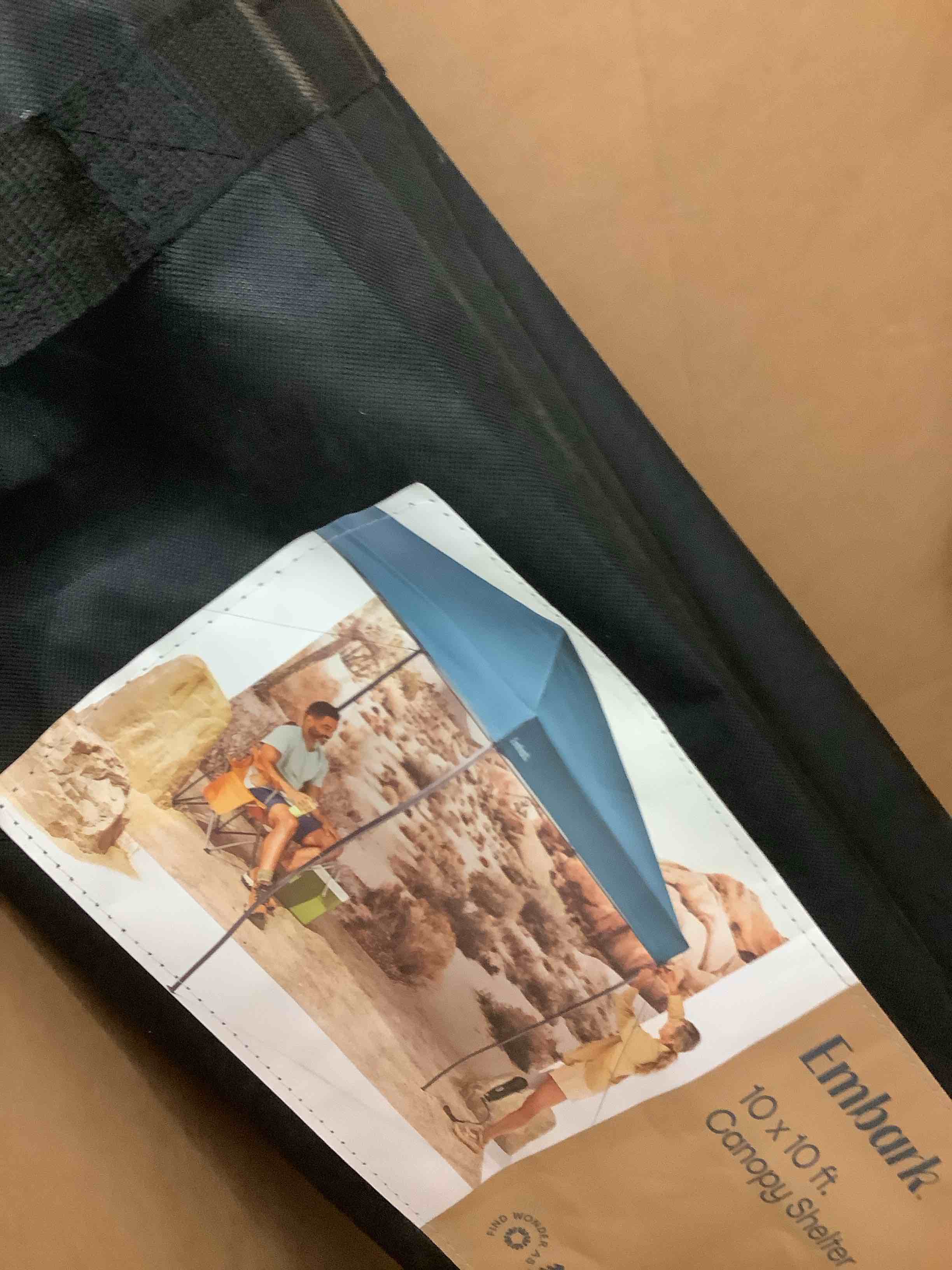 10'x10' Riveted Frame Canopy - Embark™: Portable UV-Resistant Outdoor Shelter