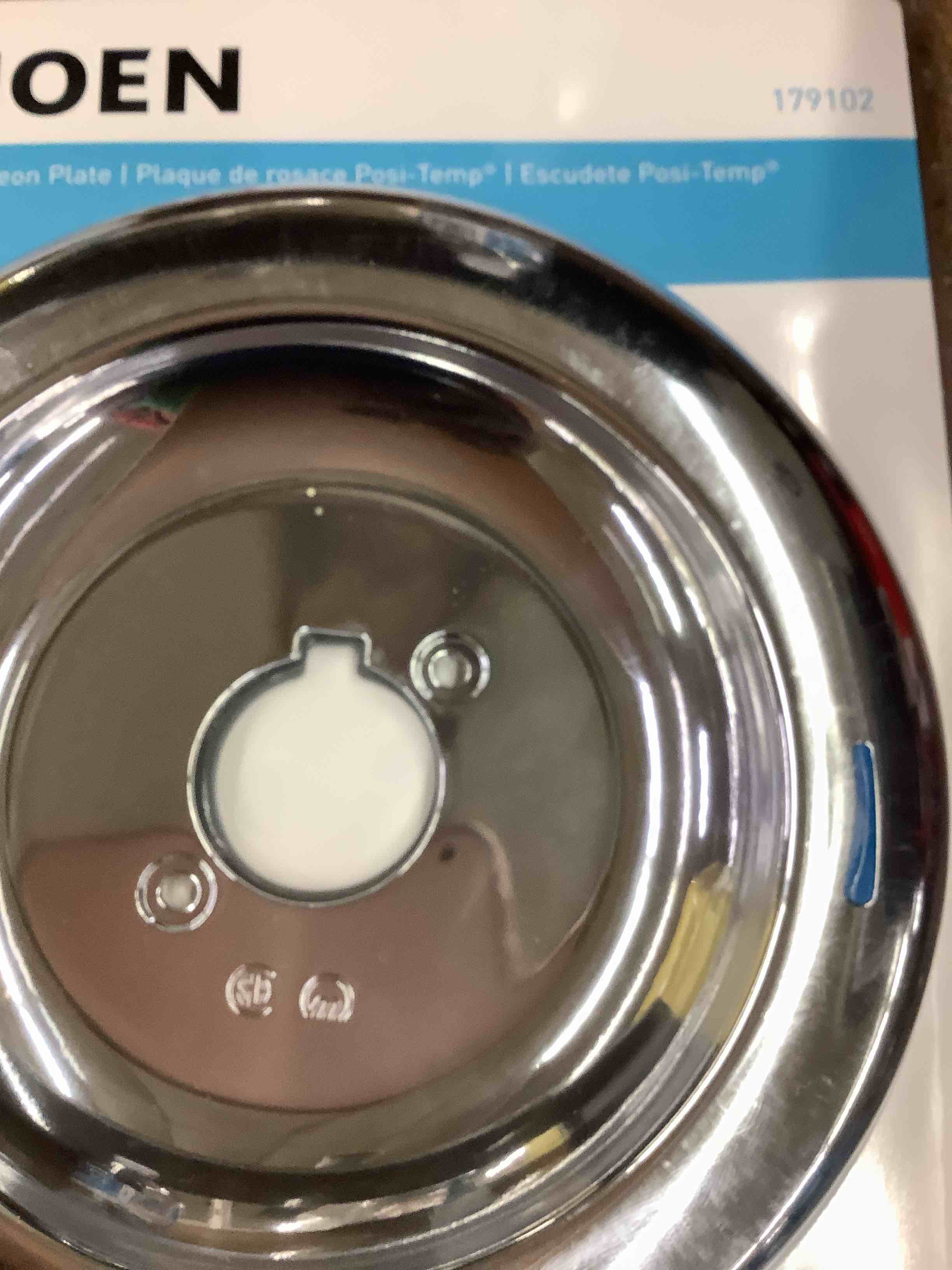 Moen Chrome Posi-Temp Escutcheon Plate 7-3/16