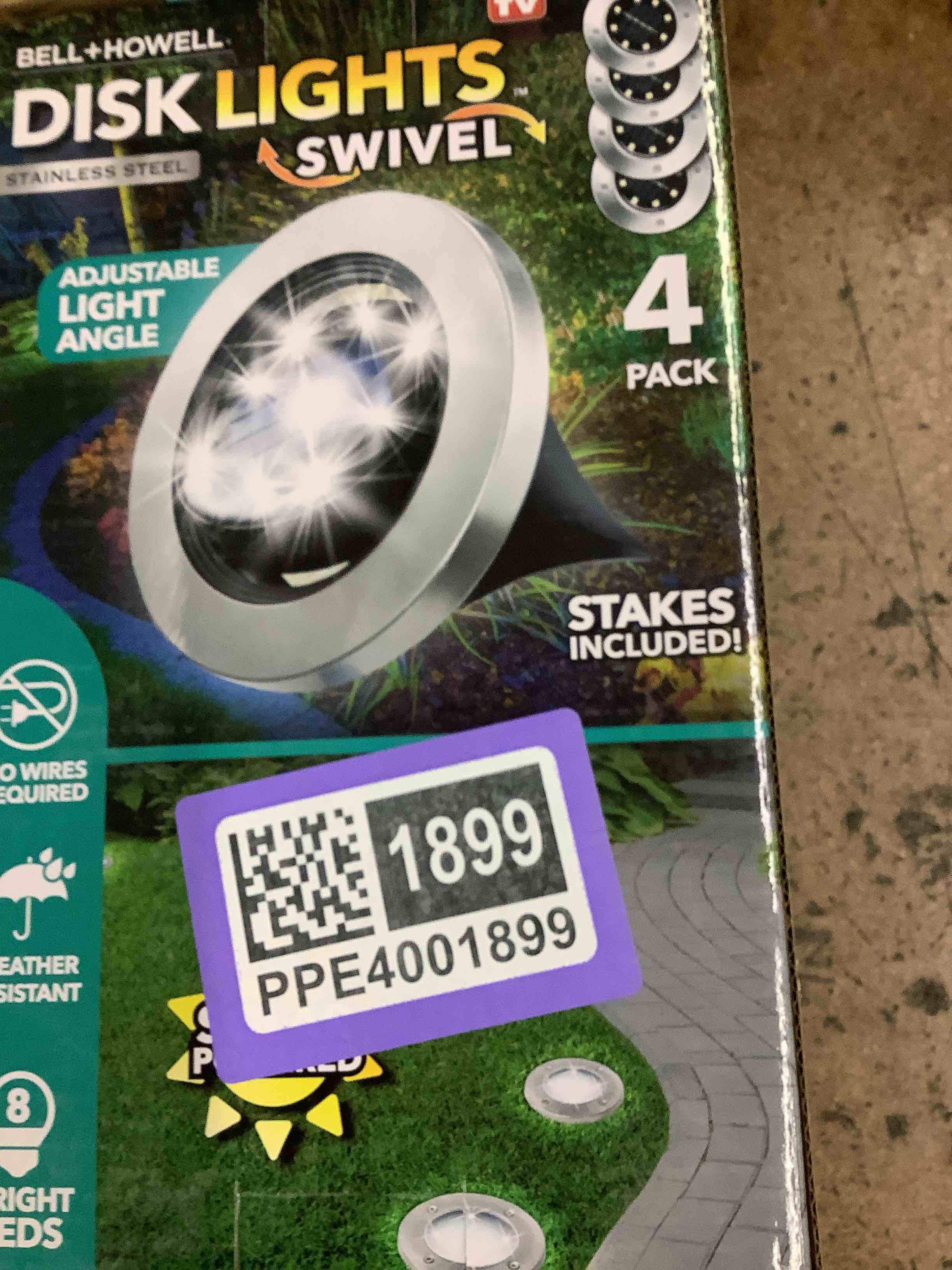 disk lights swivel 