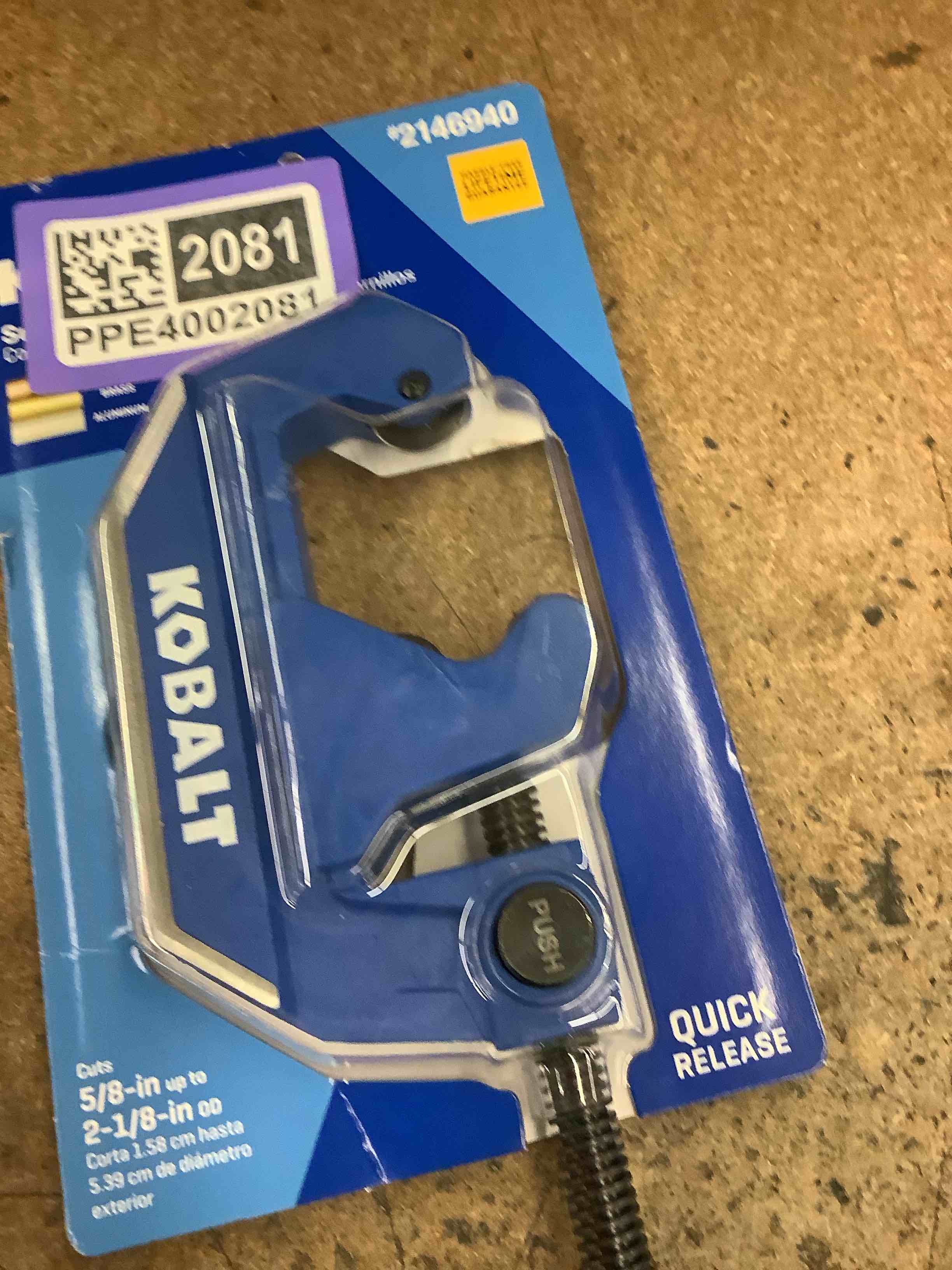 Condition photo showing Good Condition for screw cutter 