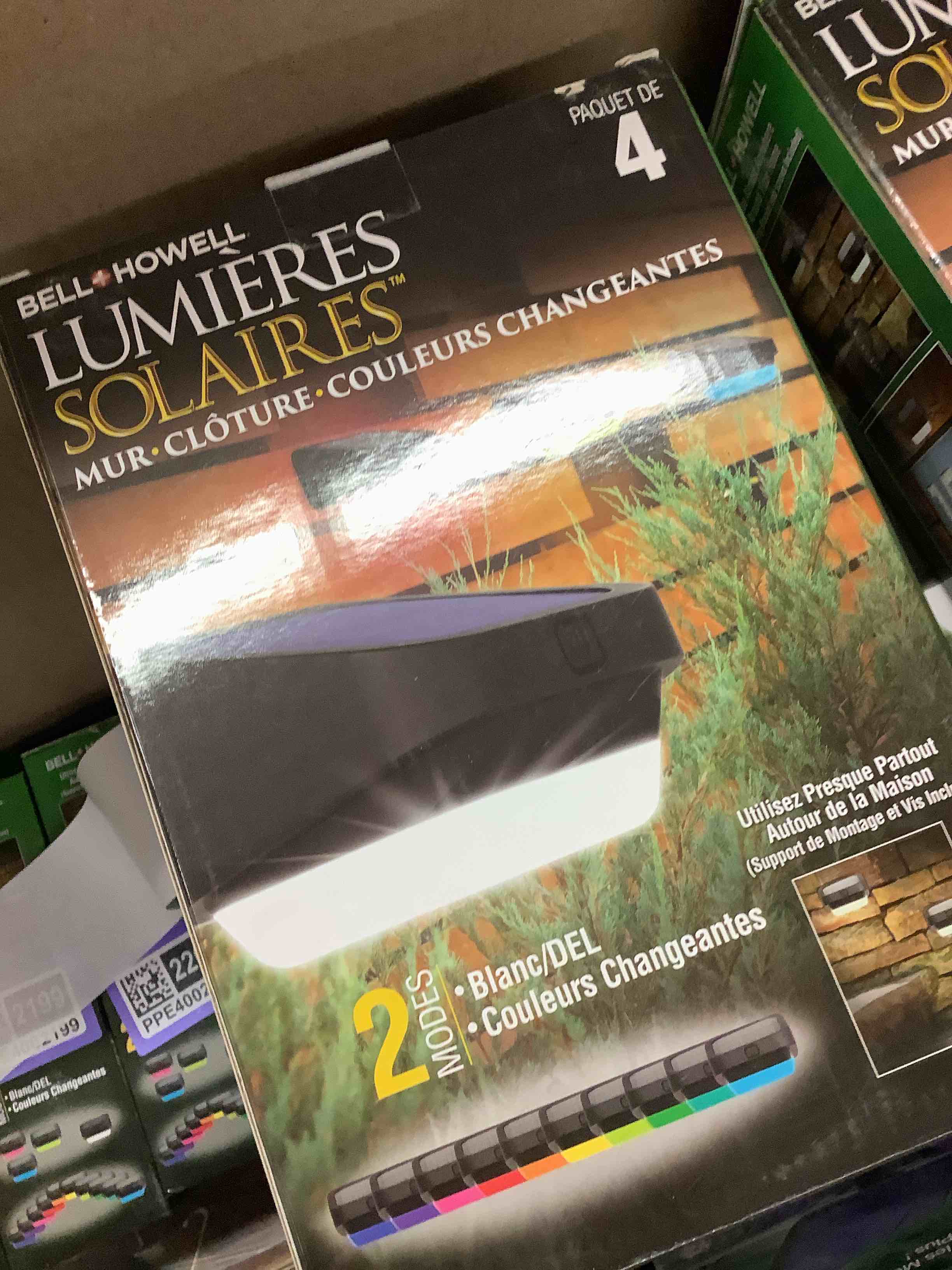 Condition photo showing Good Condition for solar fence light color changing lights solar outdoor light