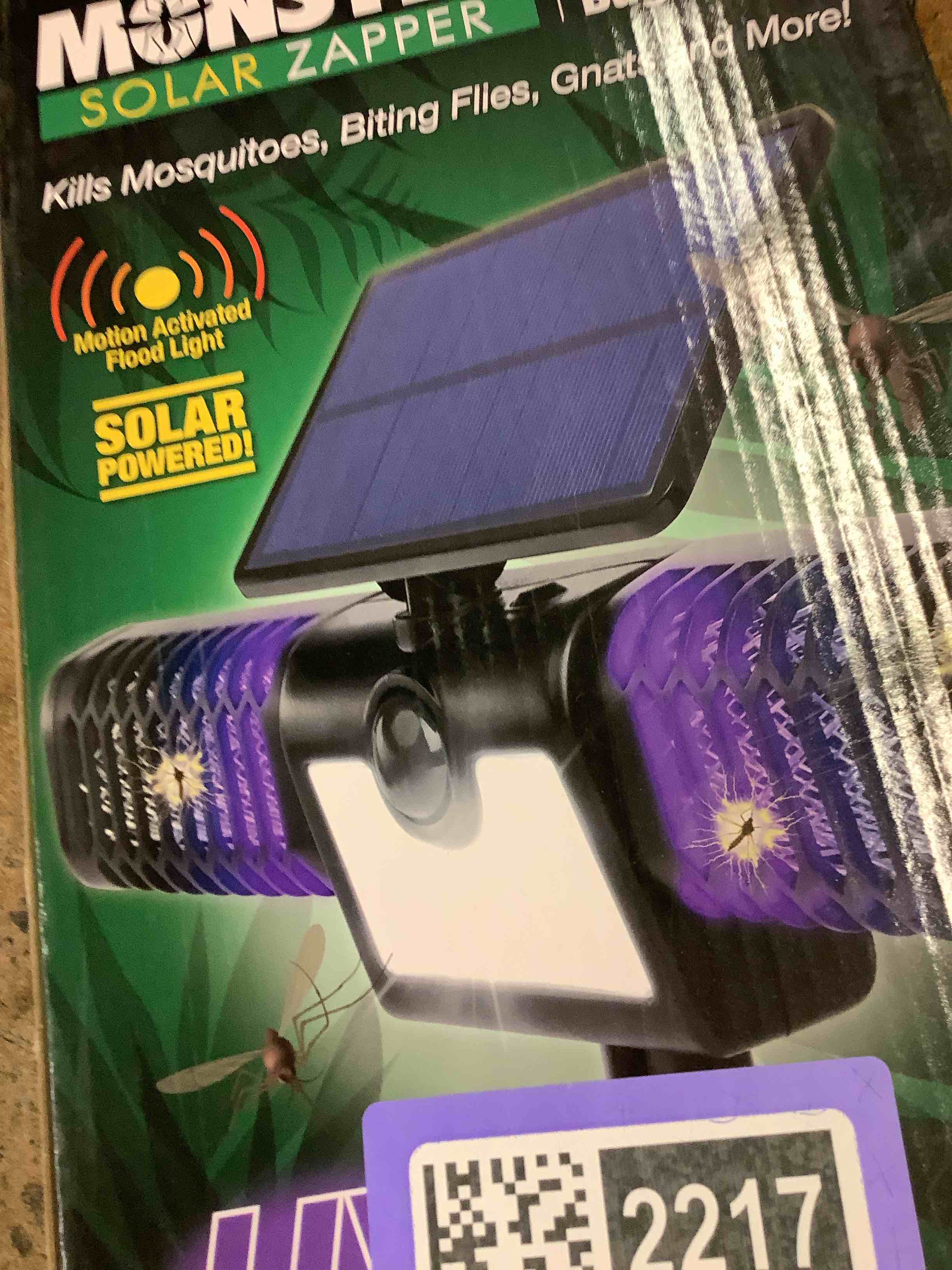 Monster Solar Bug Zapper 2in1 Solar Flood Light Solar Bug Zapper Electric Mosquito Zappers