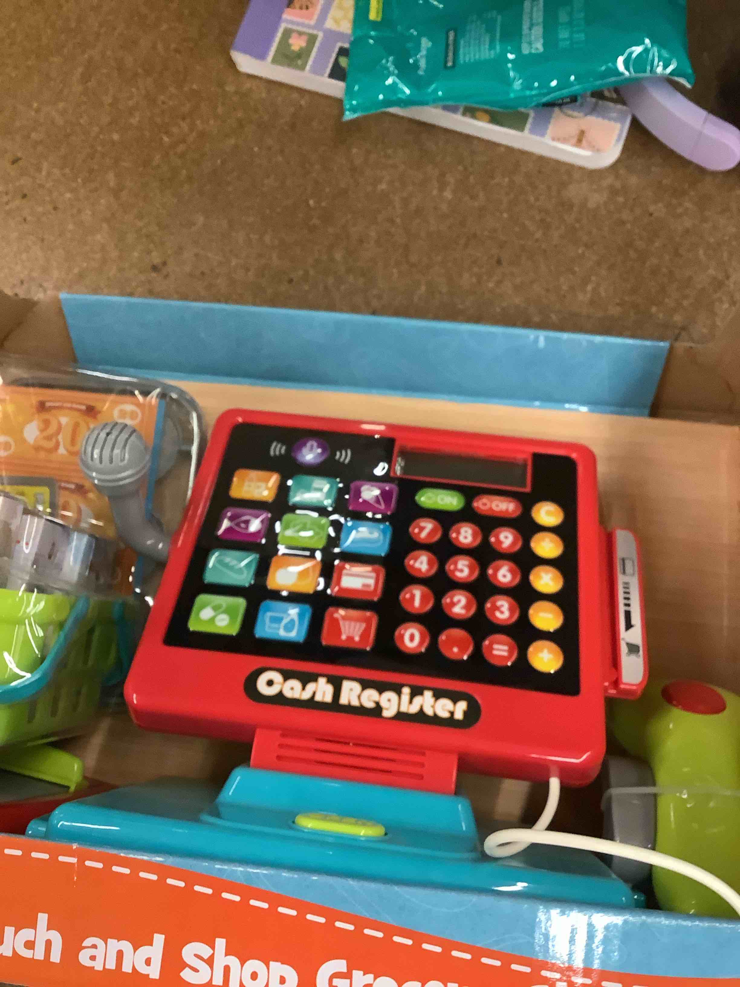 Spark. Create. Imagine. Deluxe Cash Register Play Set, 19 Pieces