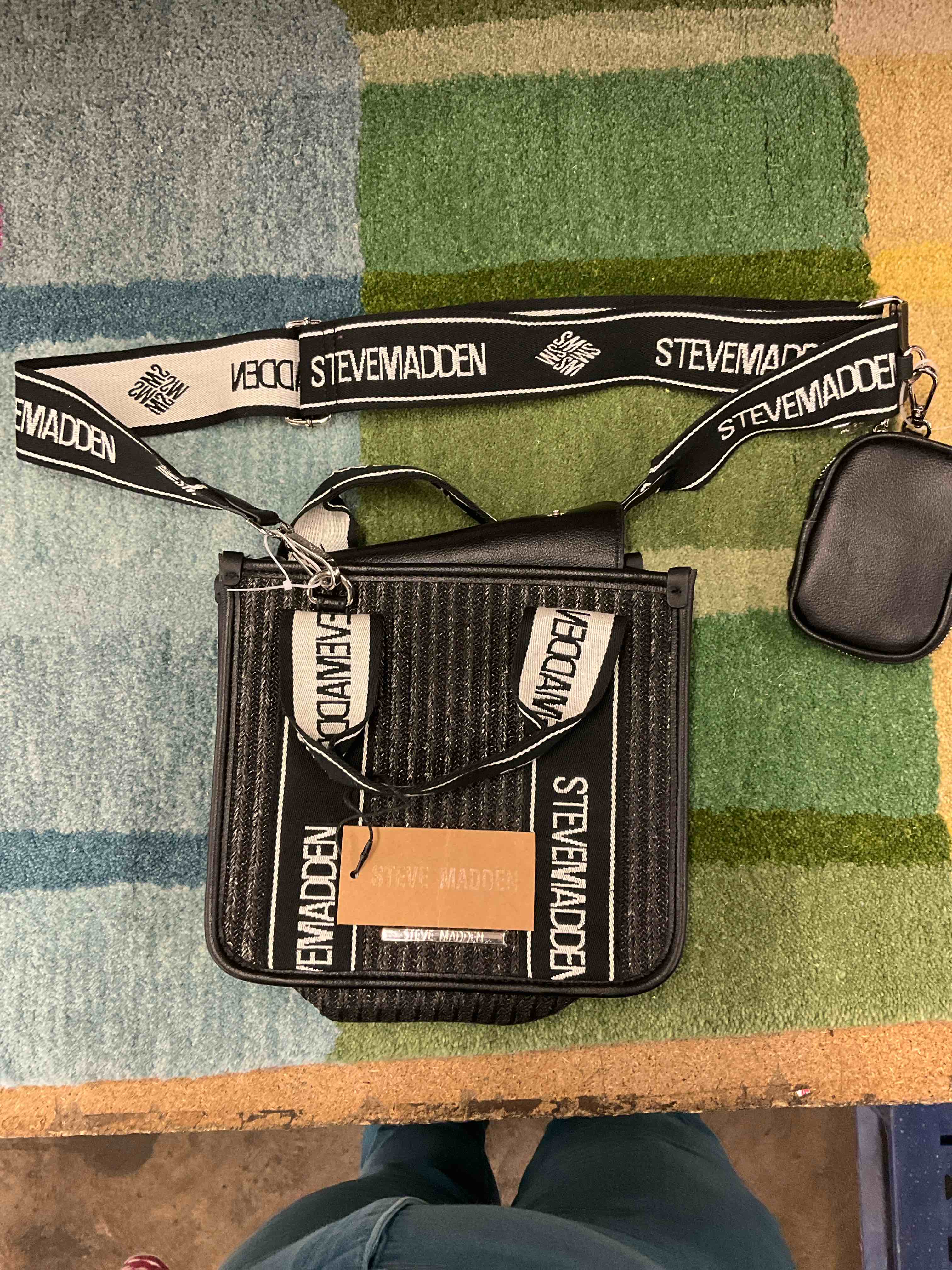 Bwebber Canvas Crossbody Tote Shoulder Bag