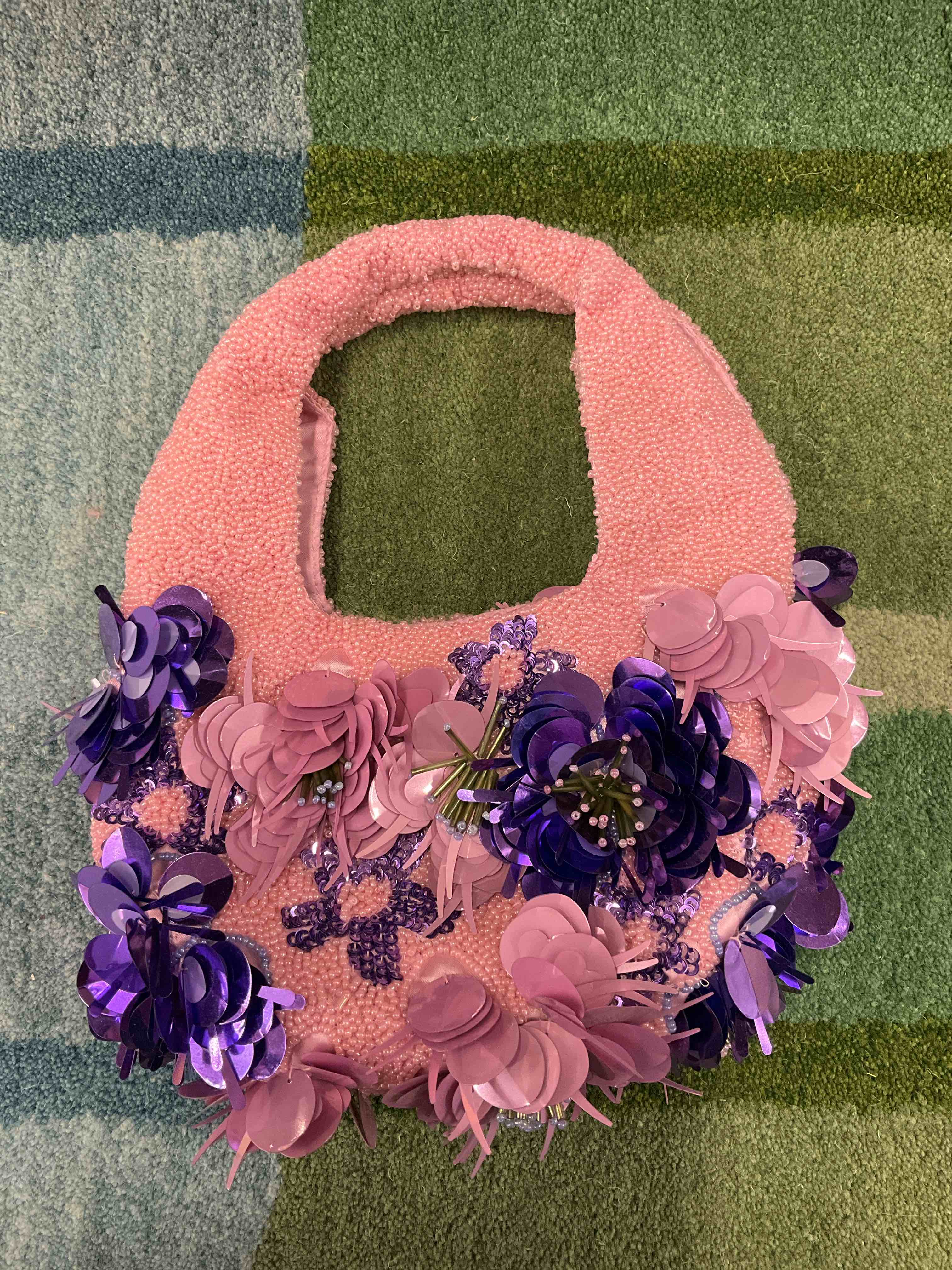 Beaded Floral Handbag