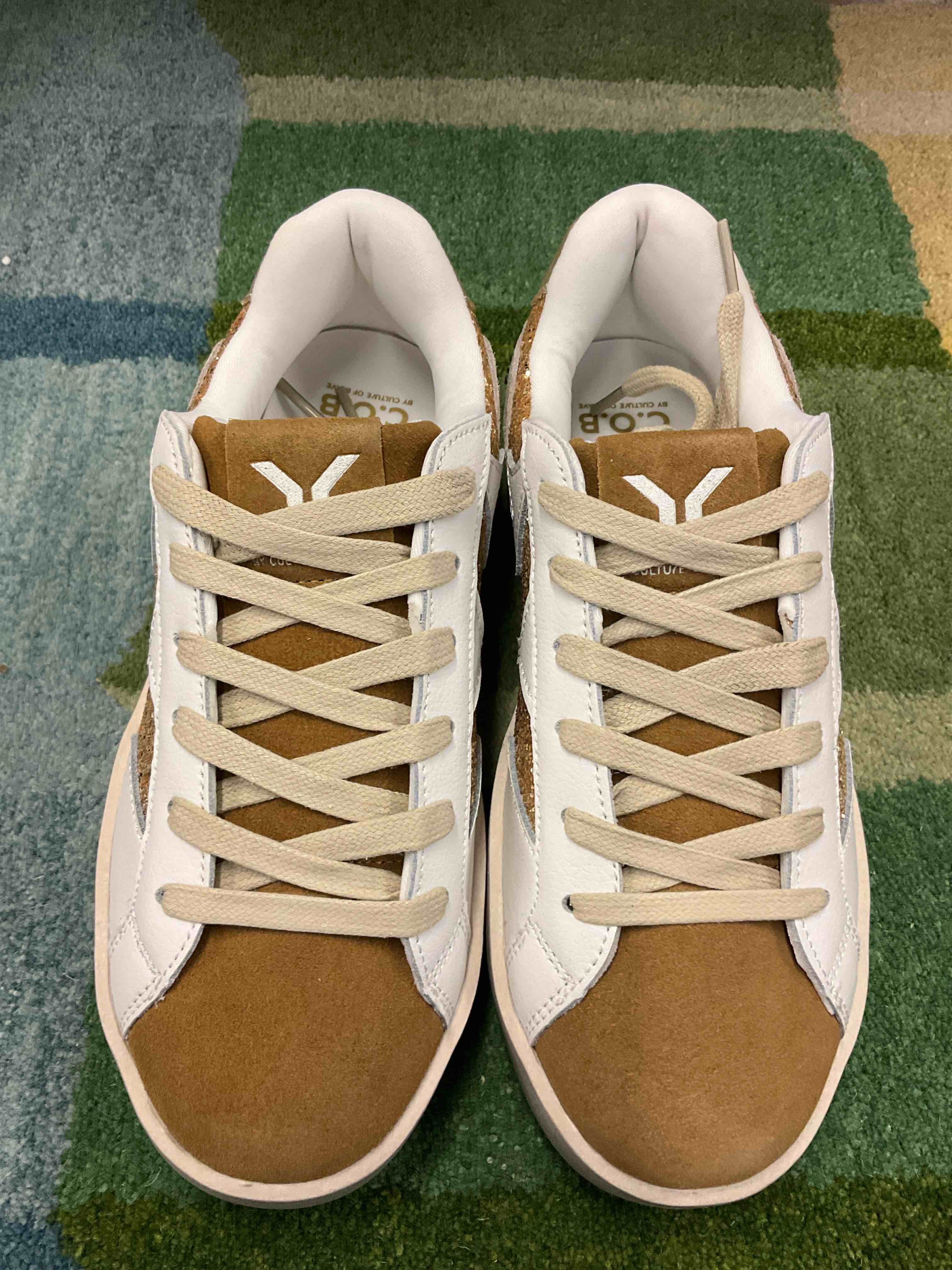 Play Leather Sneakers - Glitter Wings