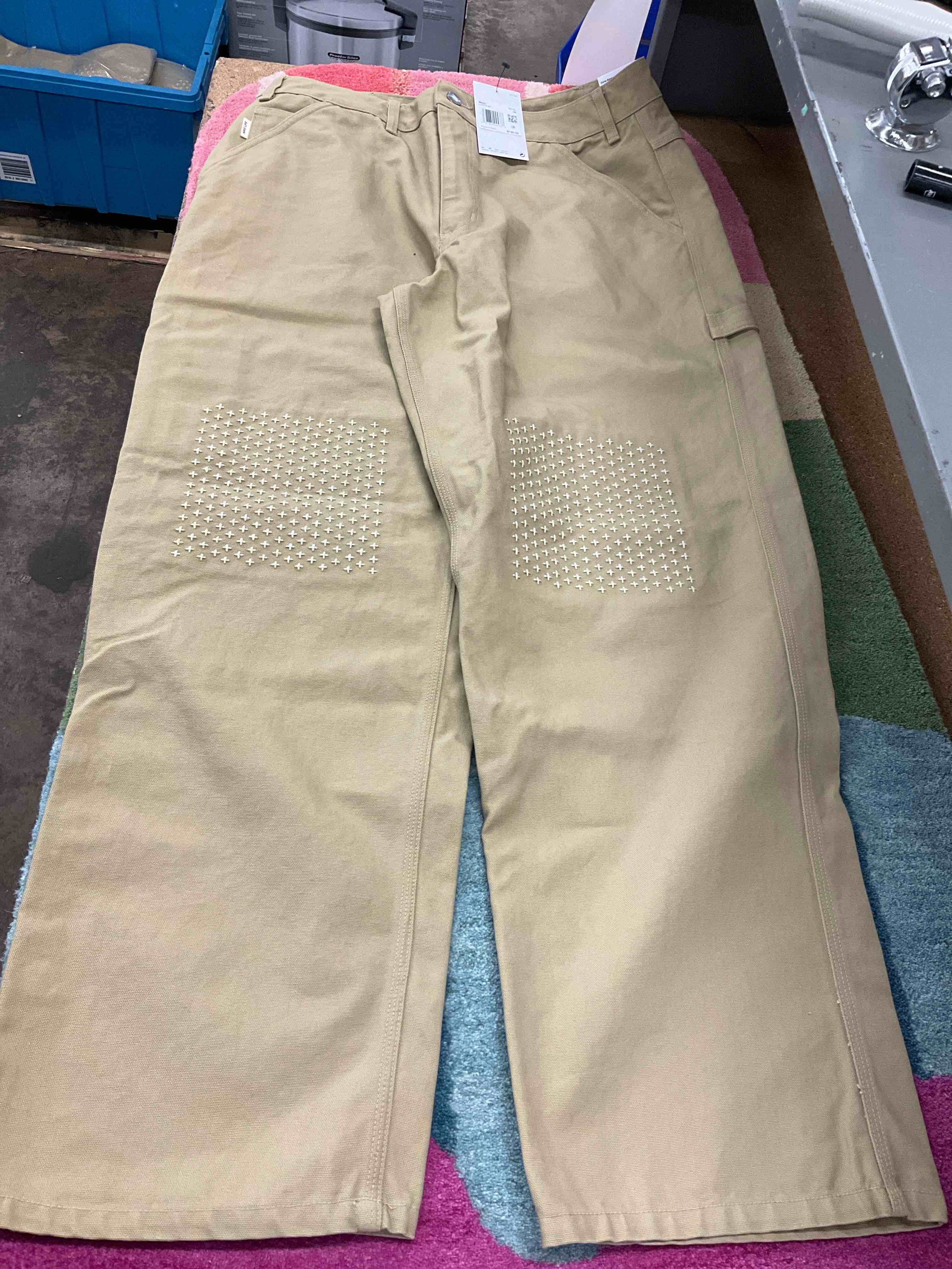 Nike Life Men's Carpenter Pants (HJ8478-297, Parachute Beige/Desert)