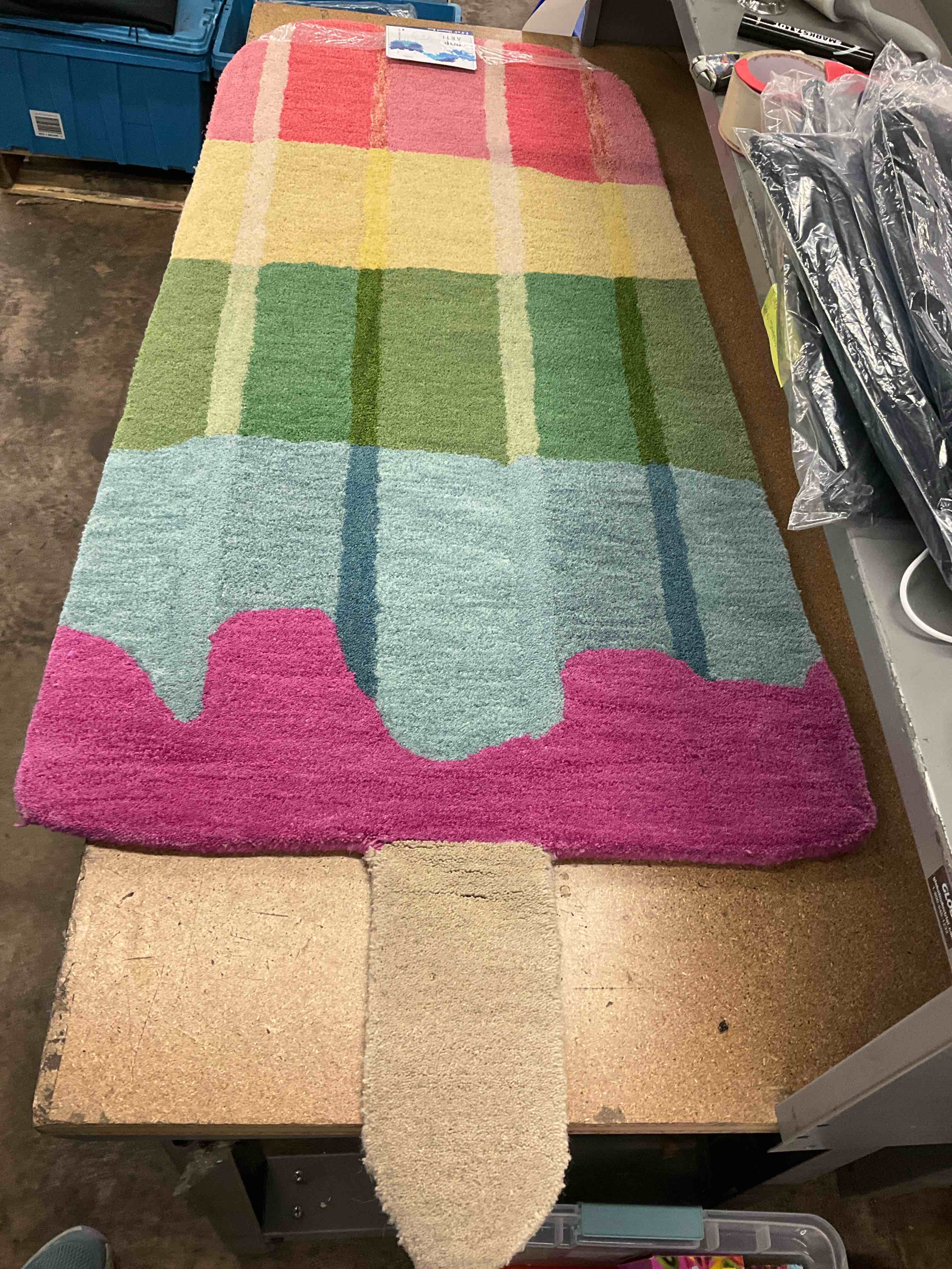 Rainbow Popsicle Rug 