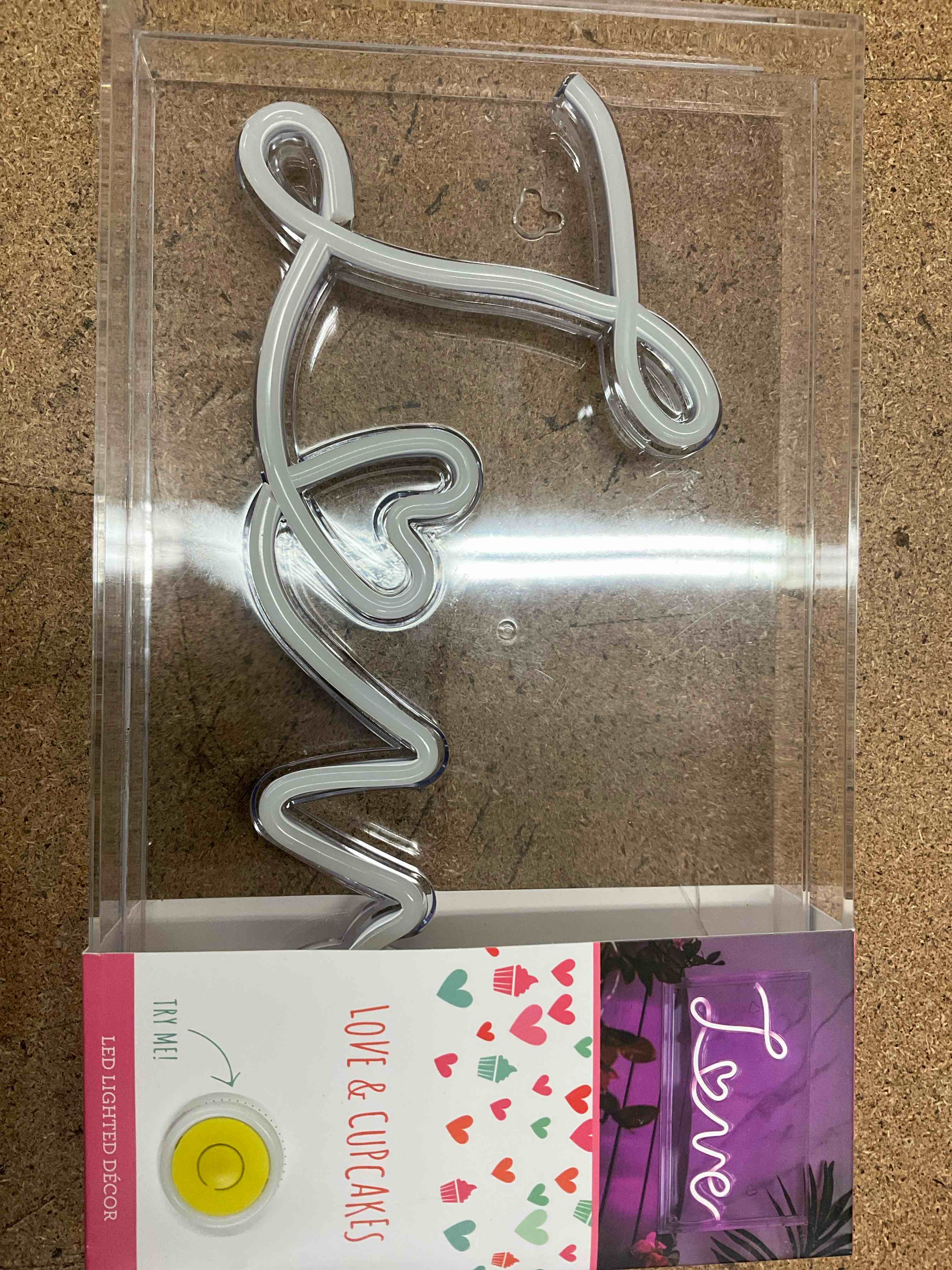 Love USB Powered Acrylic LED Neon Box