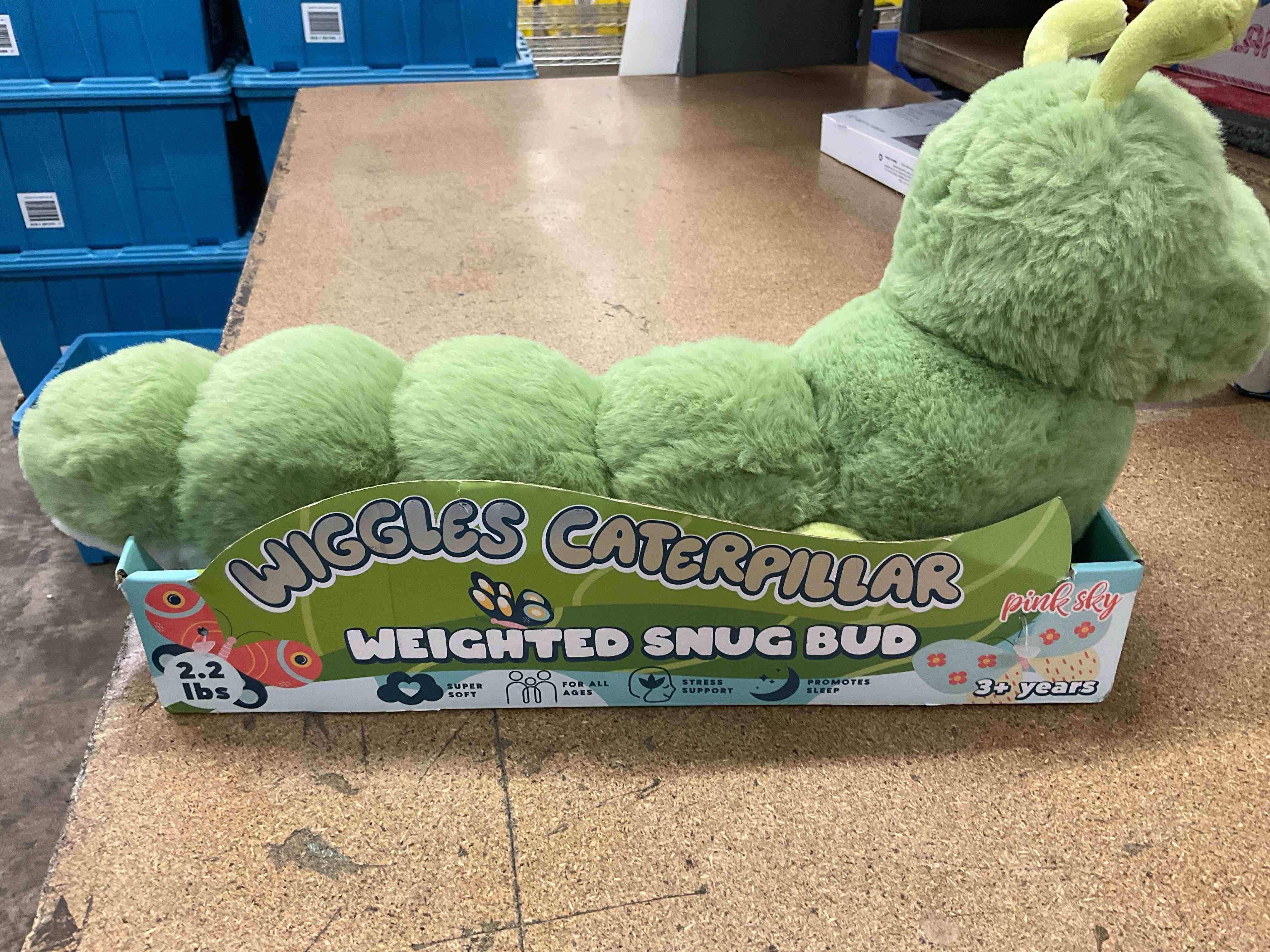 Weighted Snug Bud - Wiggles Caterpillar 