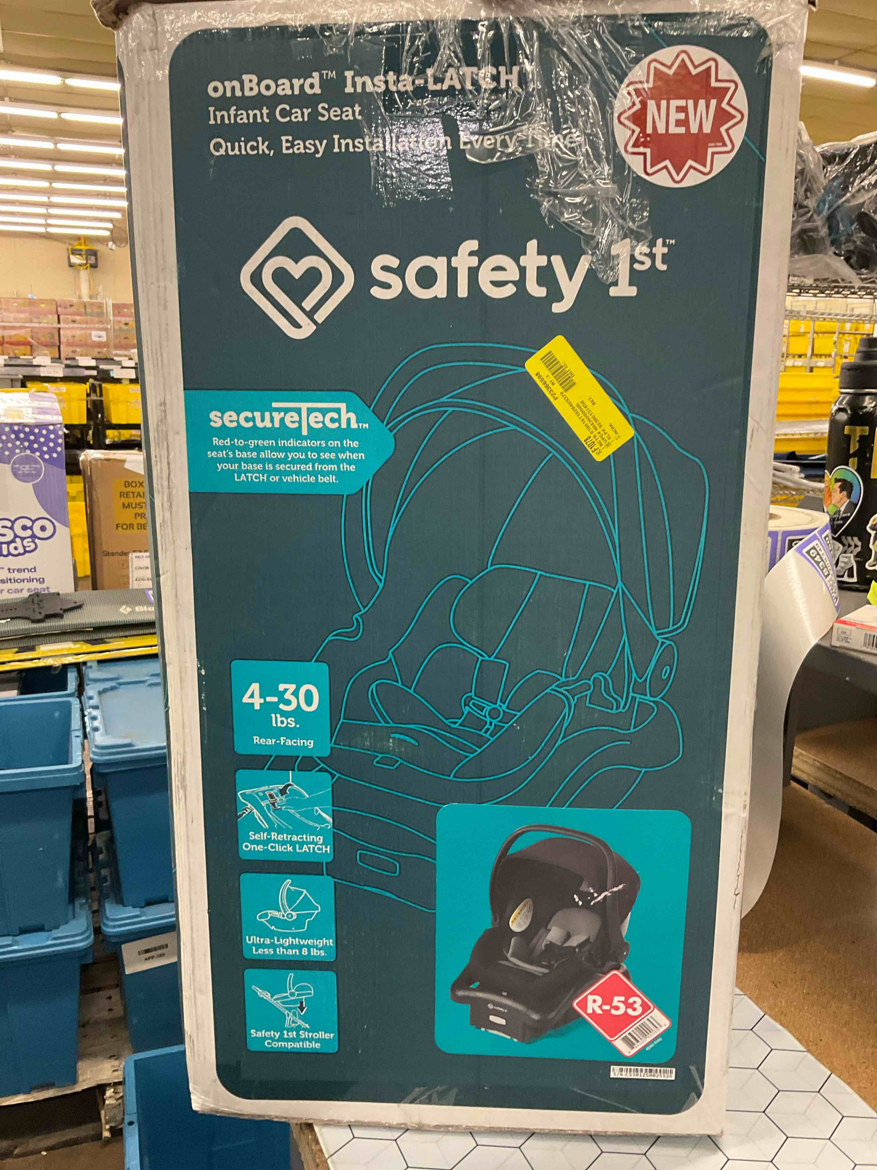 onBoard Insta-LATCH Infant Car Seat