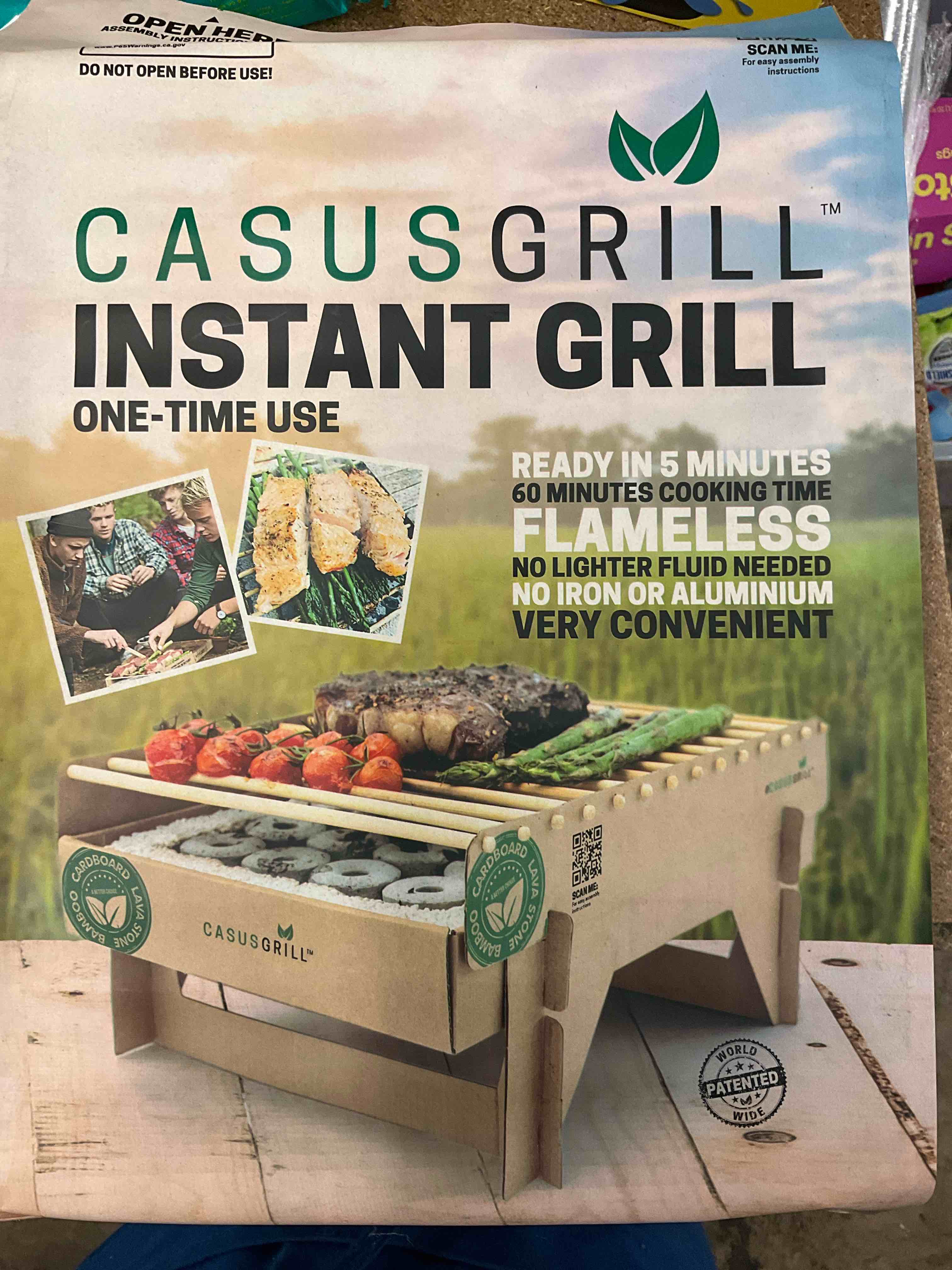 Instant Grill - One-Time Use