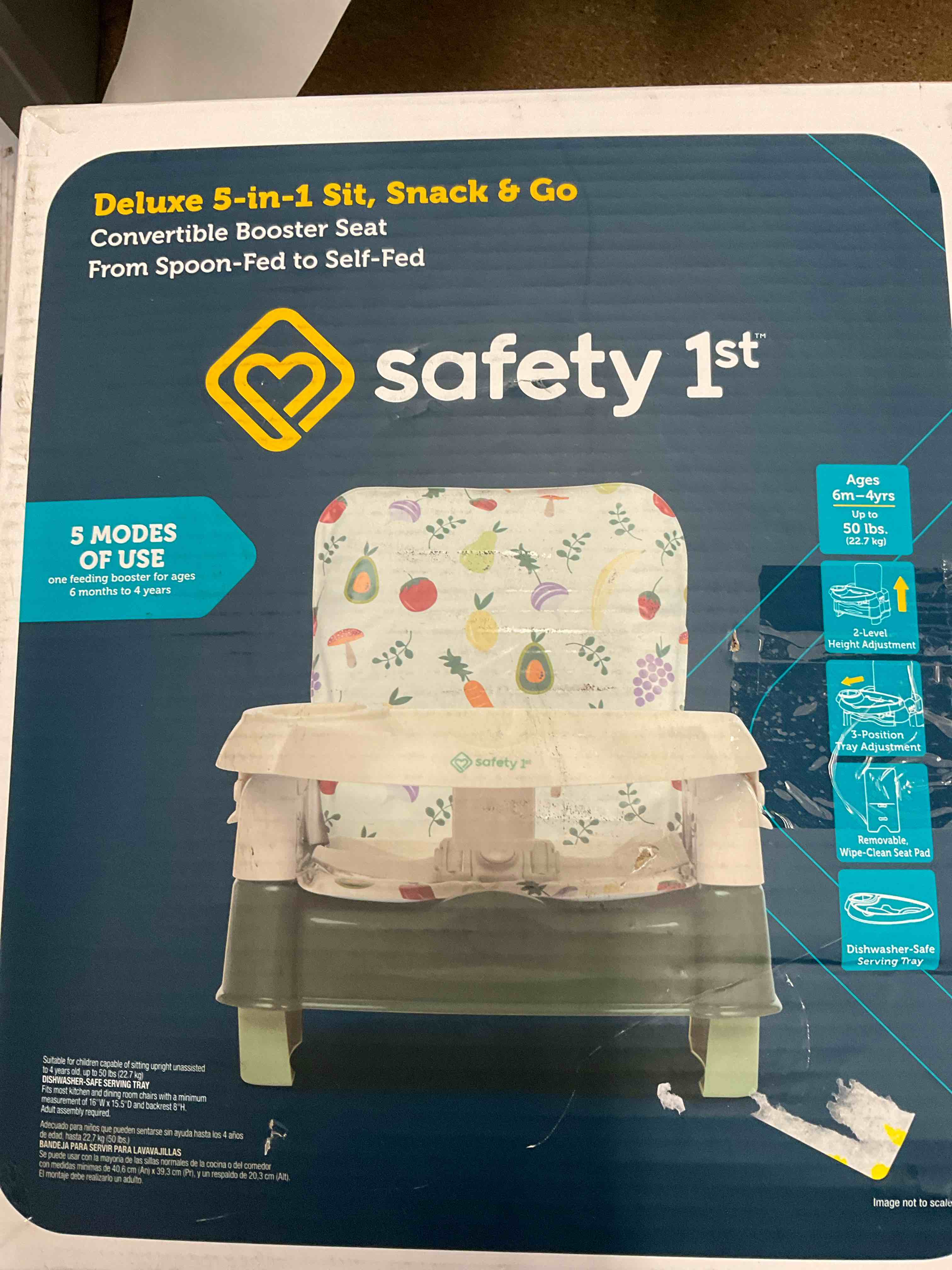 Deluxe 5-in-1 Sit, Snack & Go