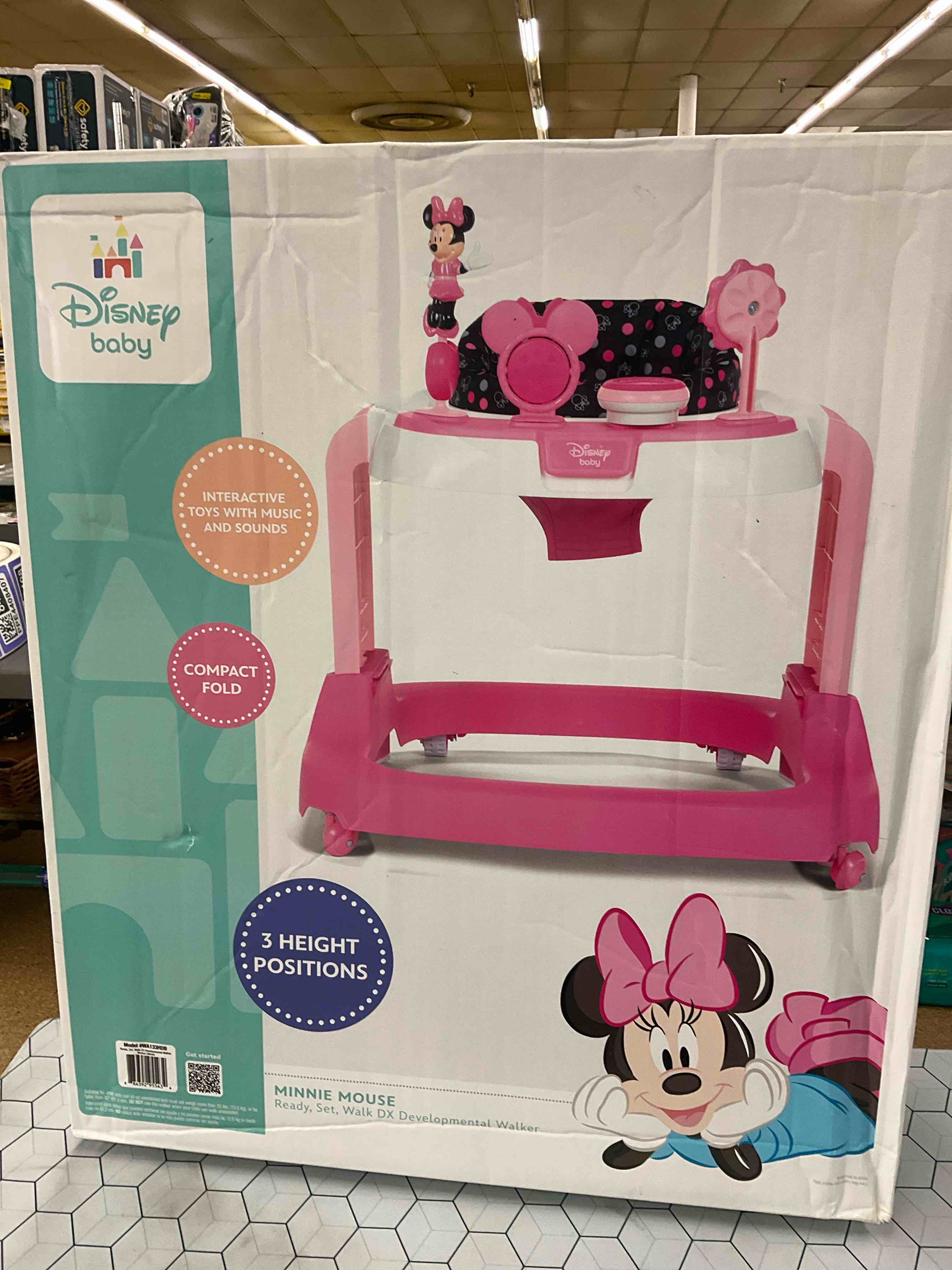 Minnie Mouse Ready, Set, Walk DX Developmental Walker