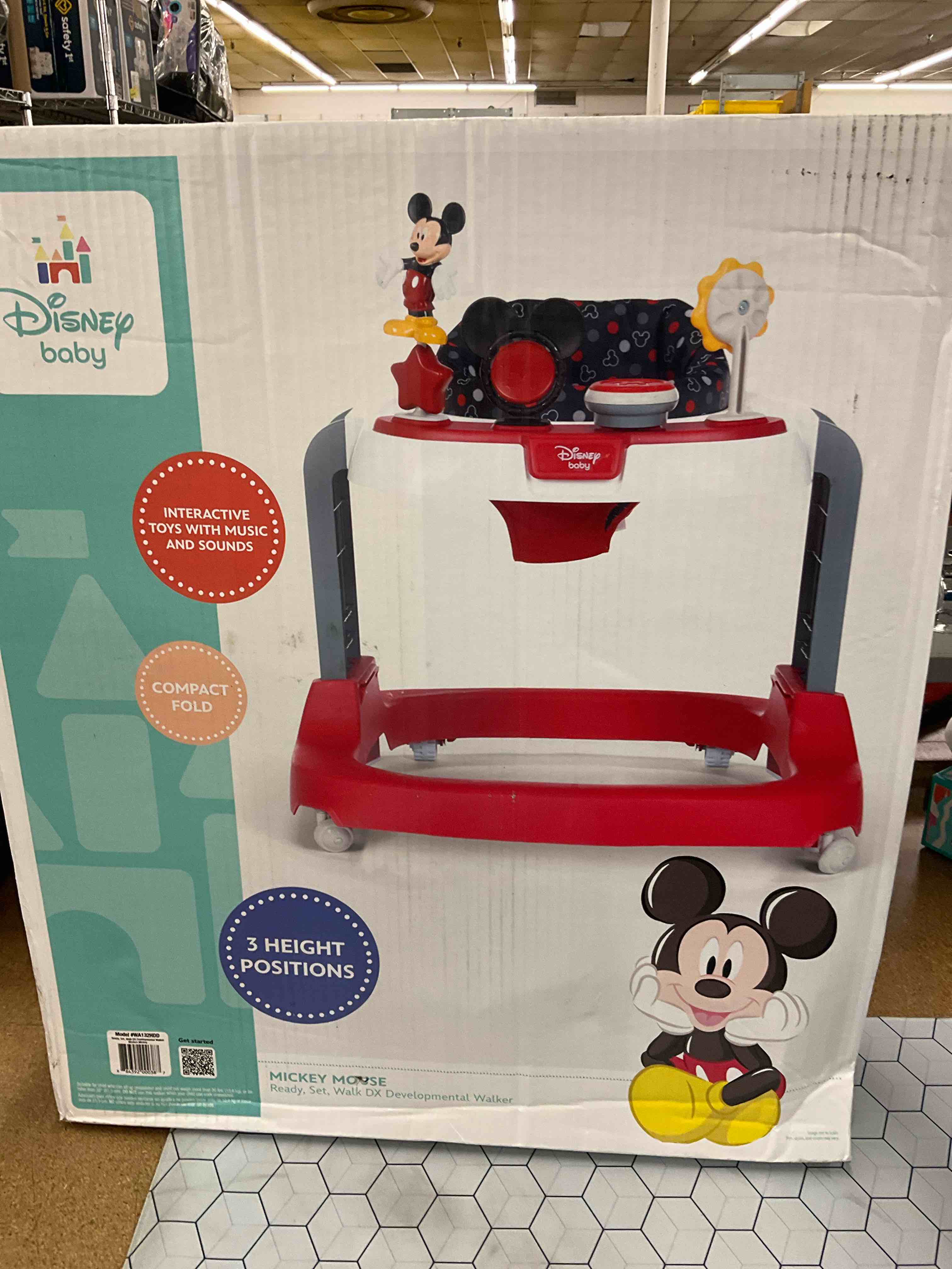 Mickey Mouse Ready, Set, Walk DX Developmental Walker