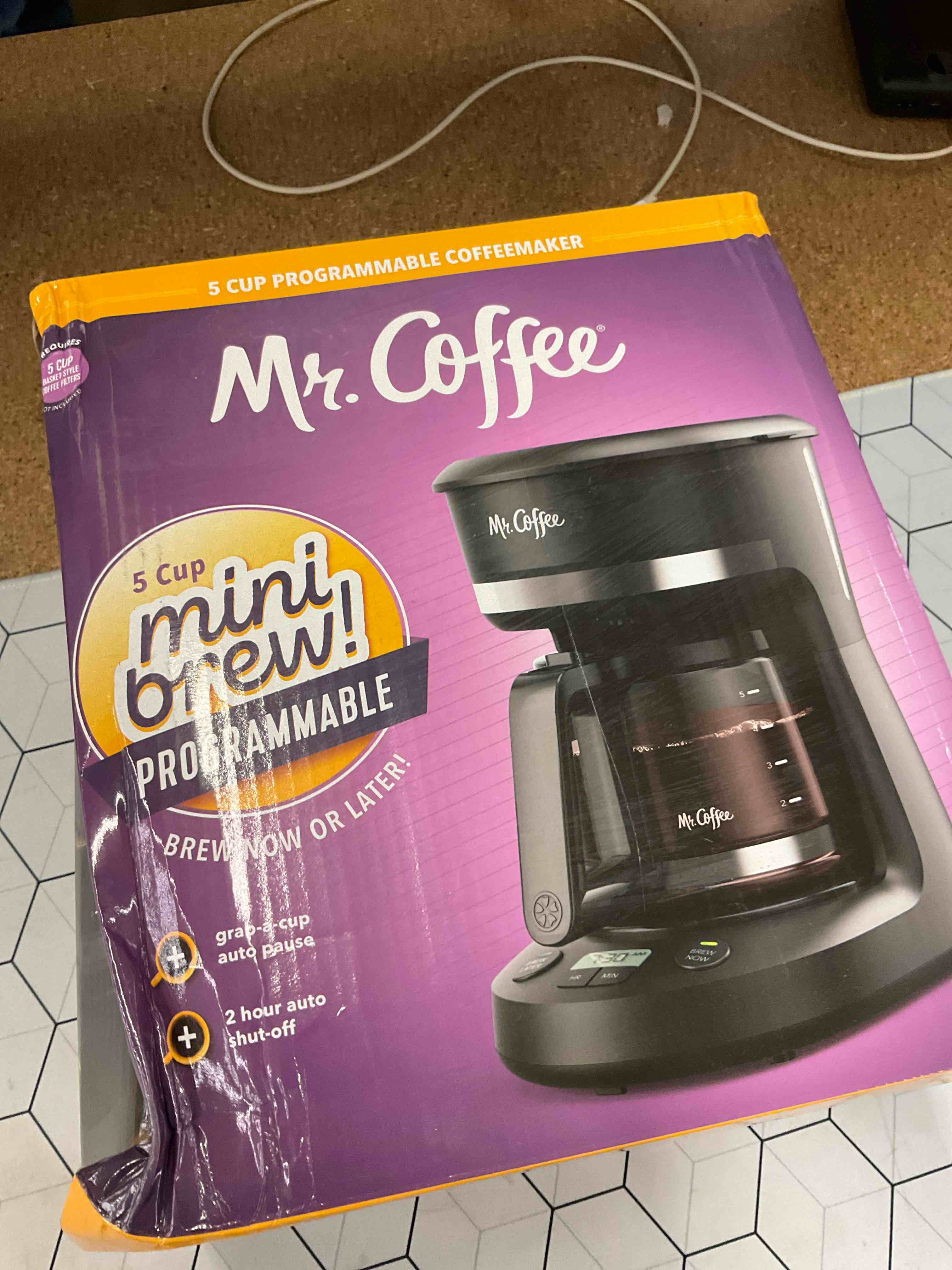 Mr coffee 5 cup programmable coffee maker