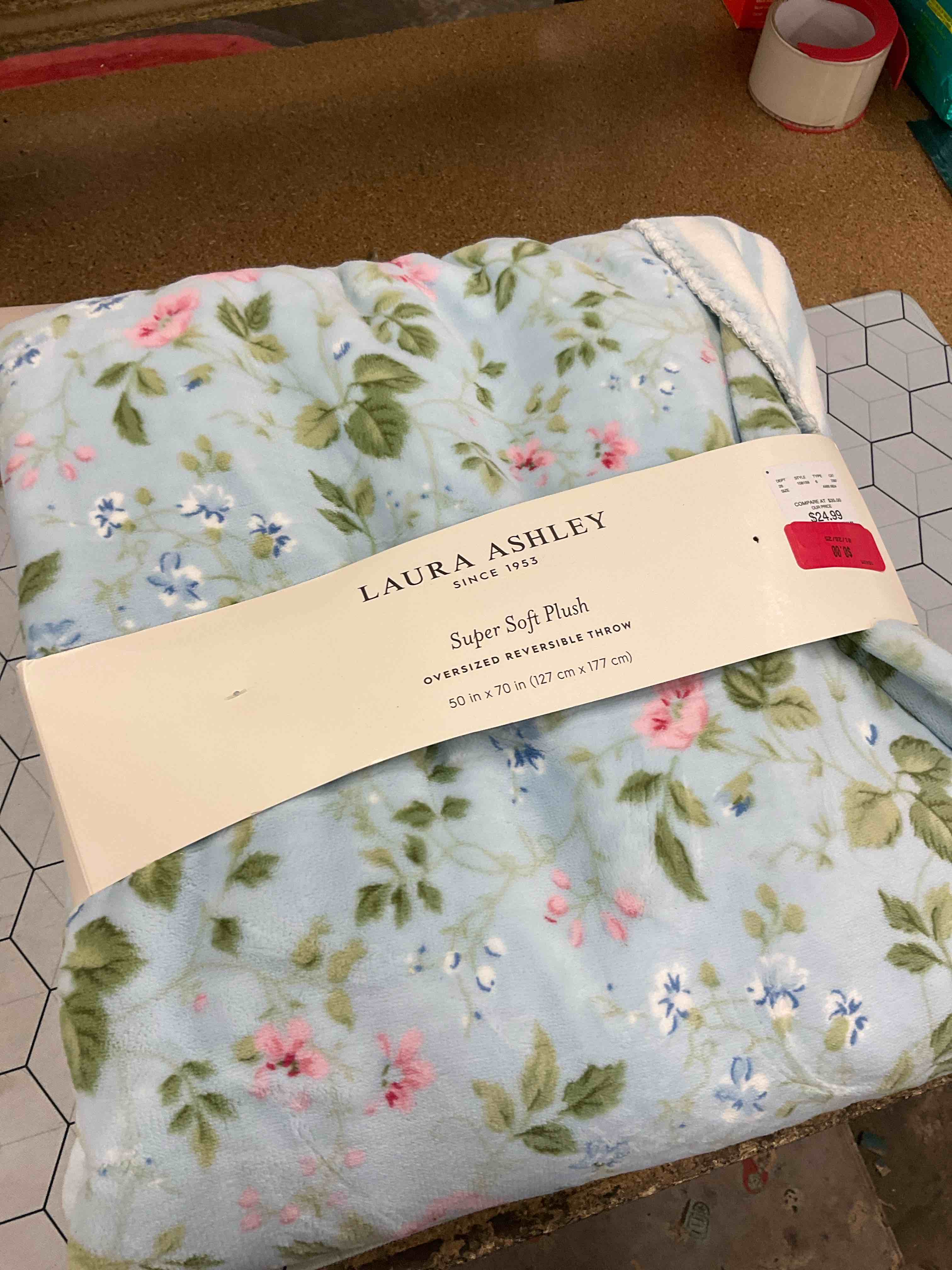 super soft plush throw