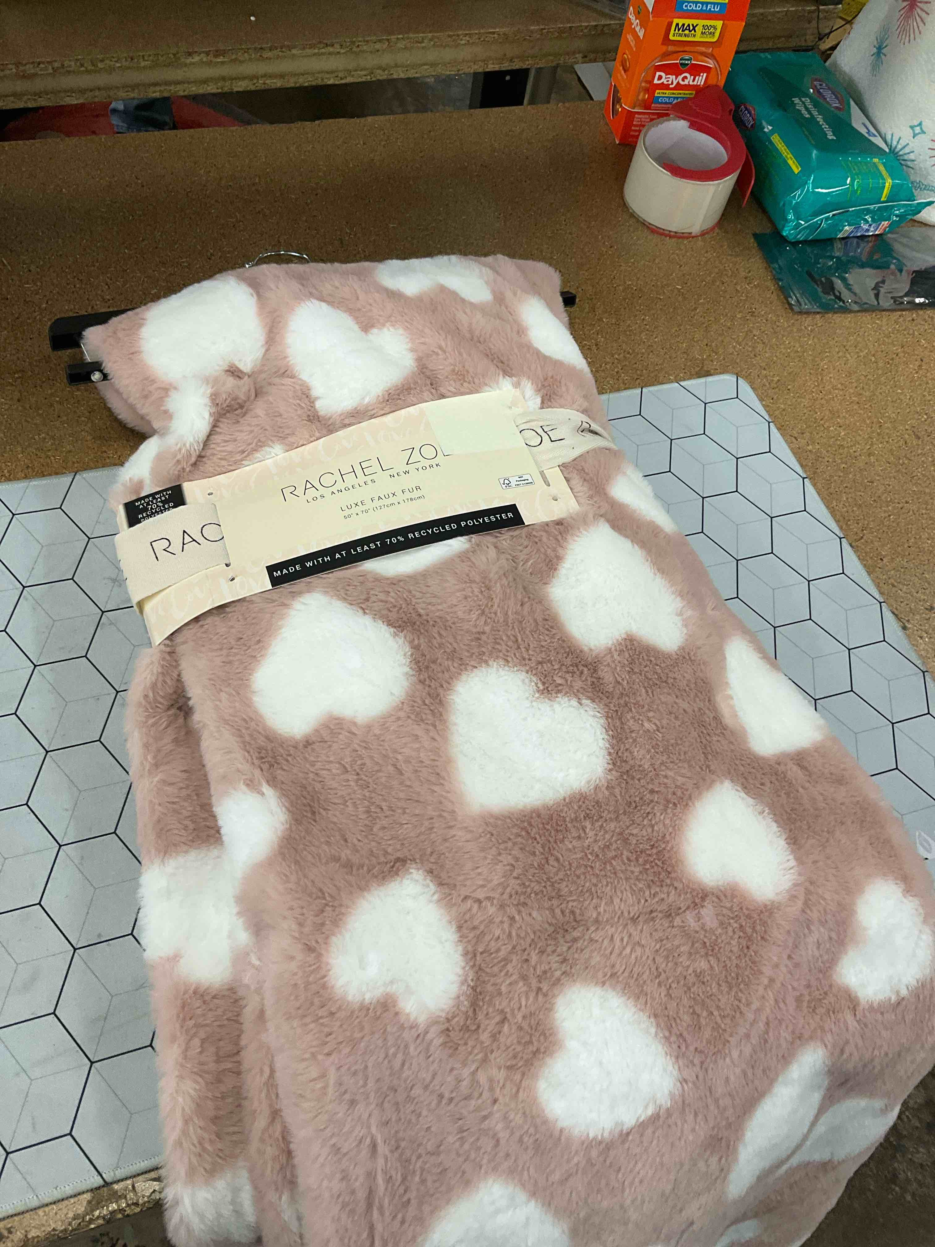 Rachel Zoe lux faux fur