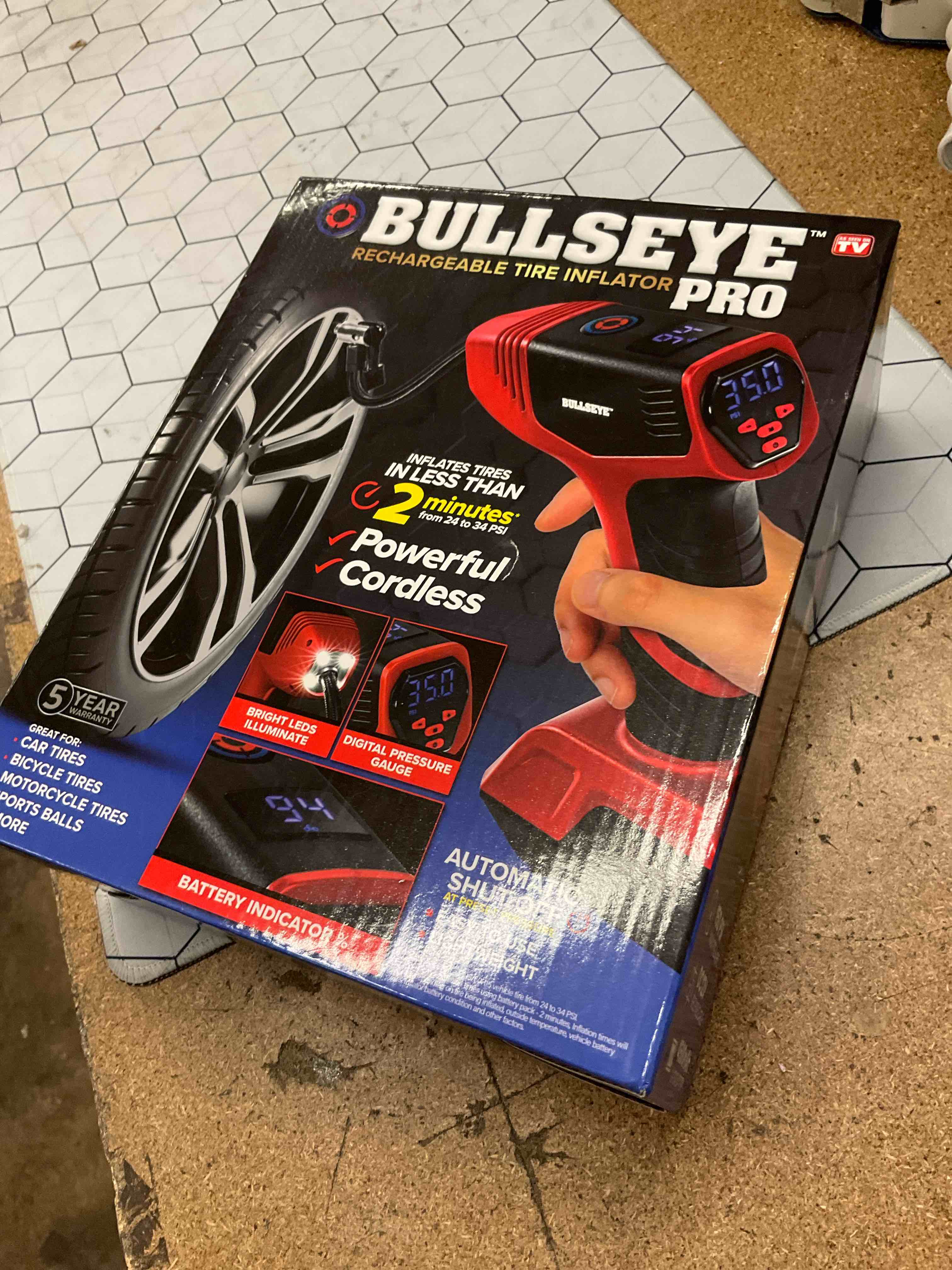 rechargeable tire inflator