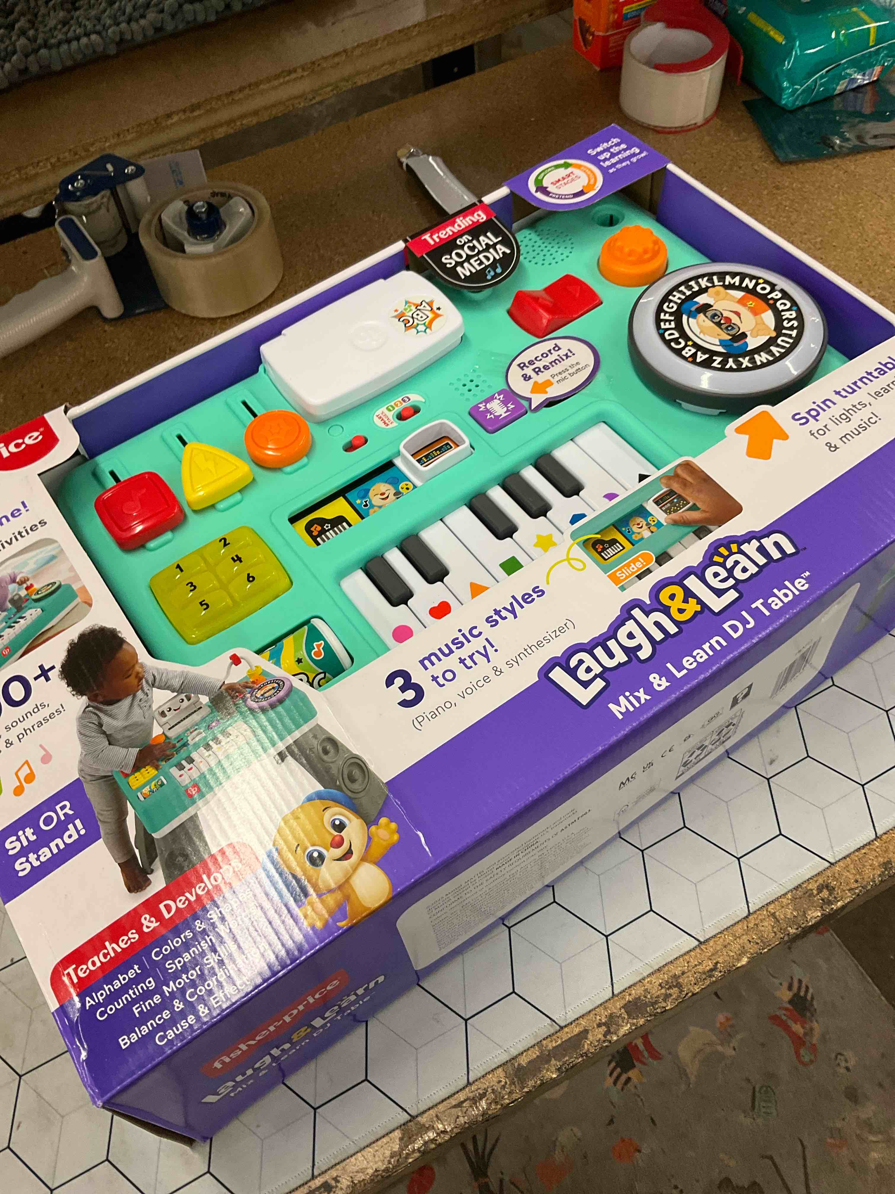 fisher price dj table