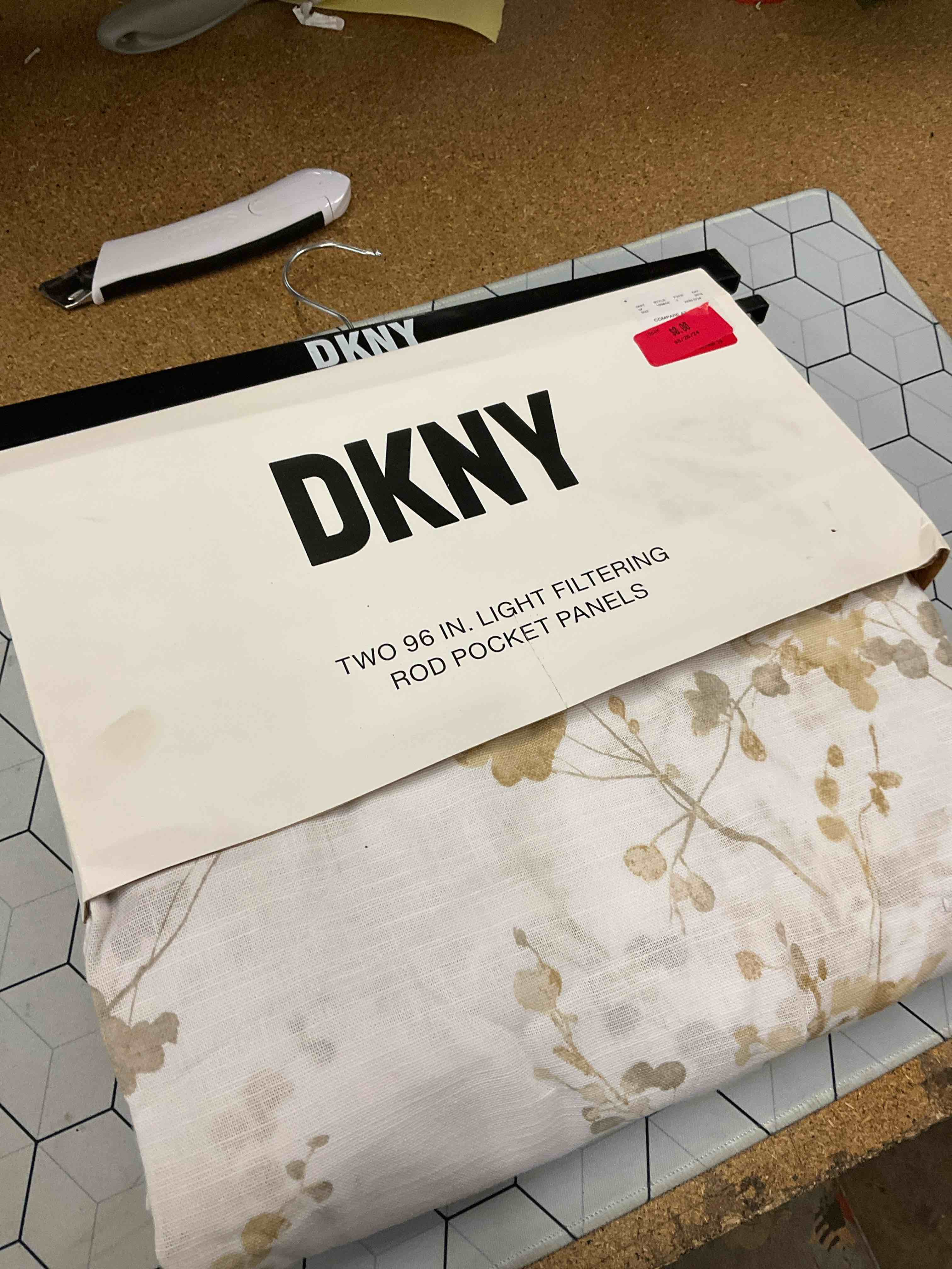 96 in light filtering rod pocket panels 