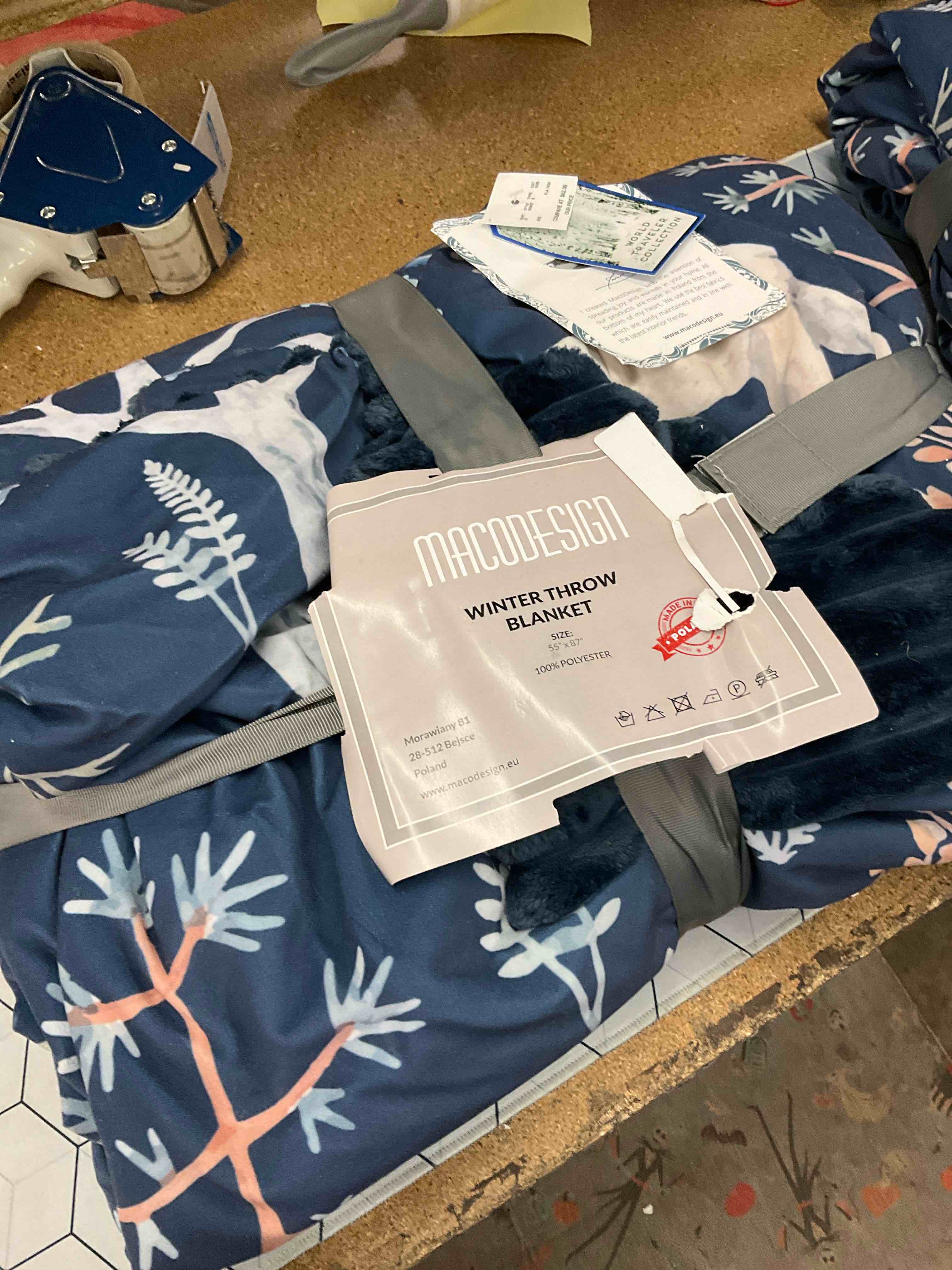 winter throw blanket 