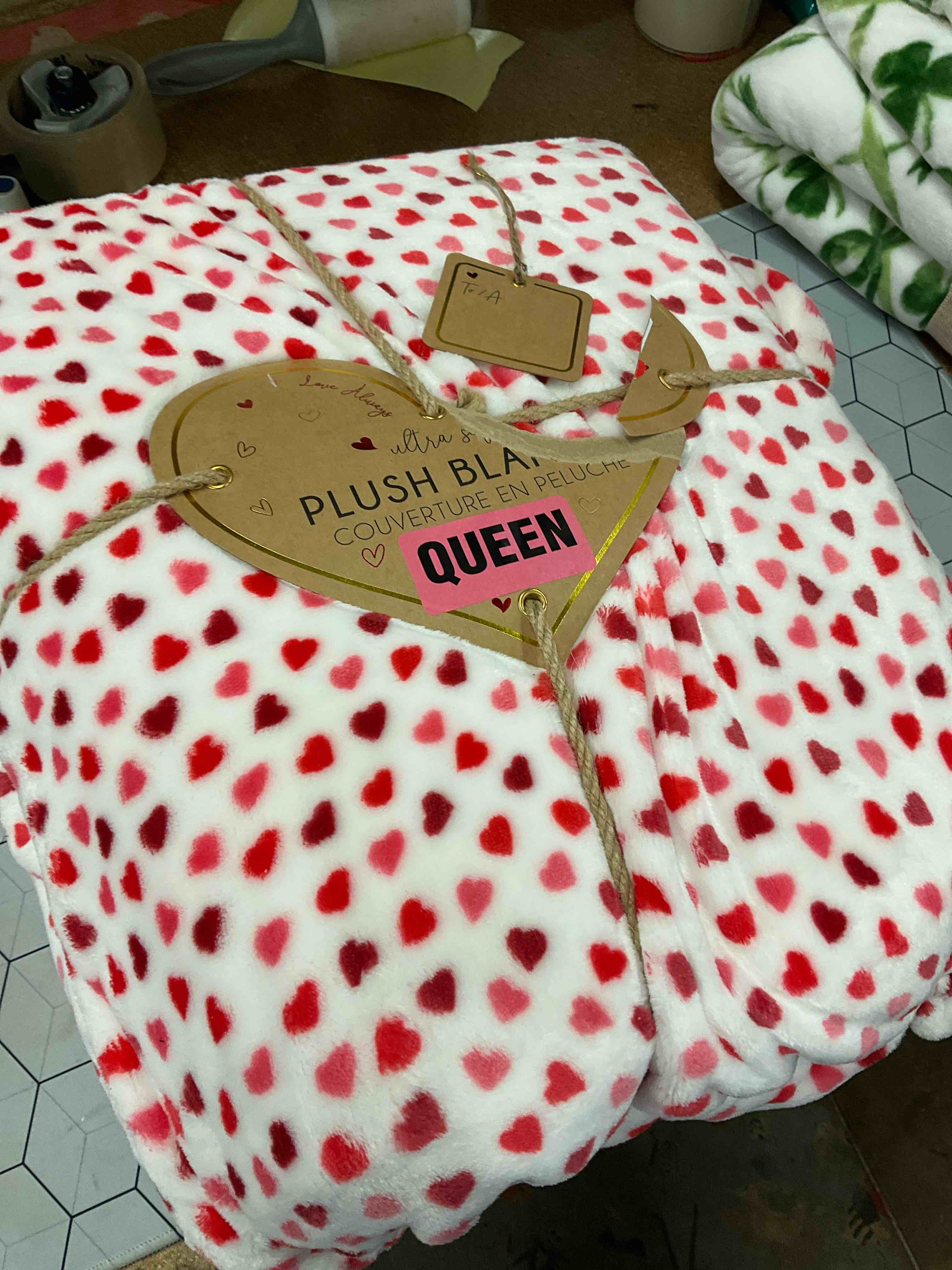queen plush blanket 