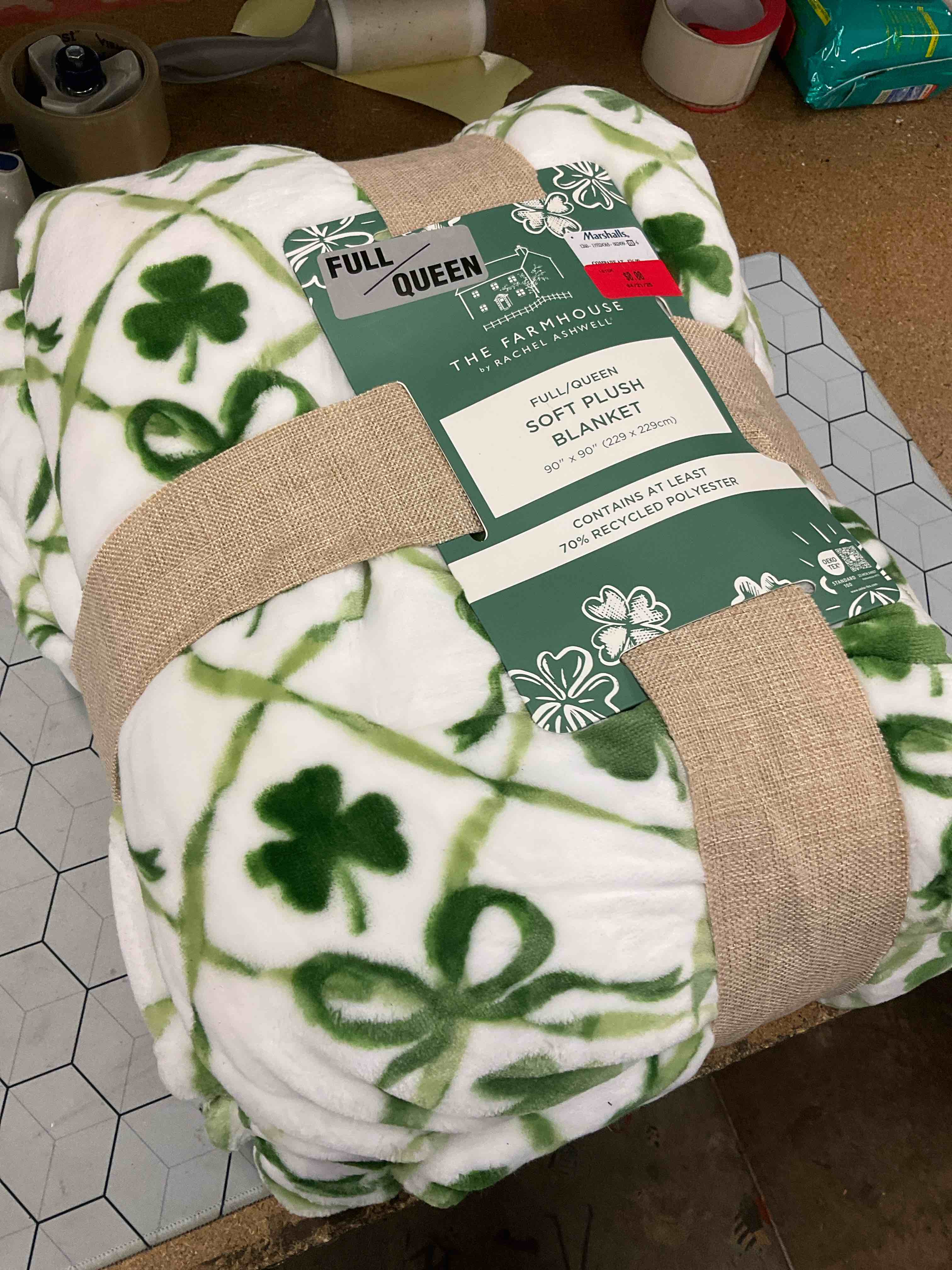 full/queen soft plush blanket 