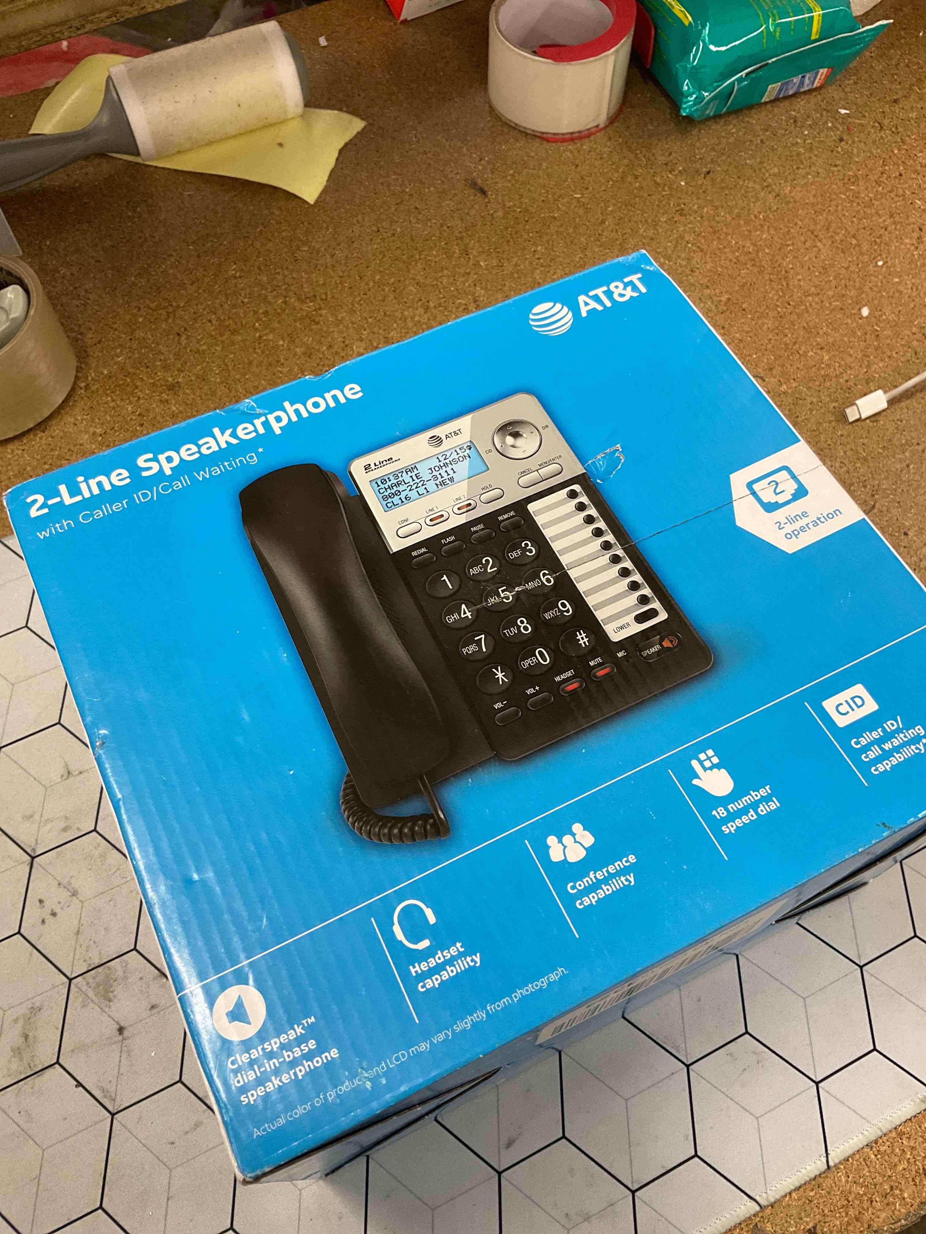 2 line speakerphone 