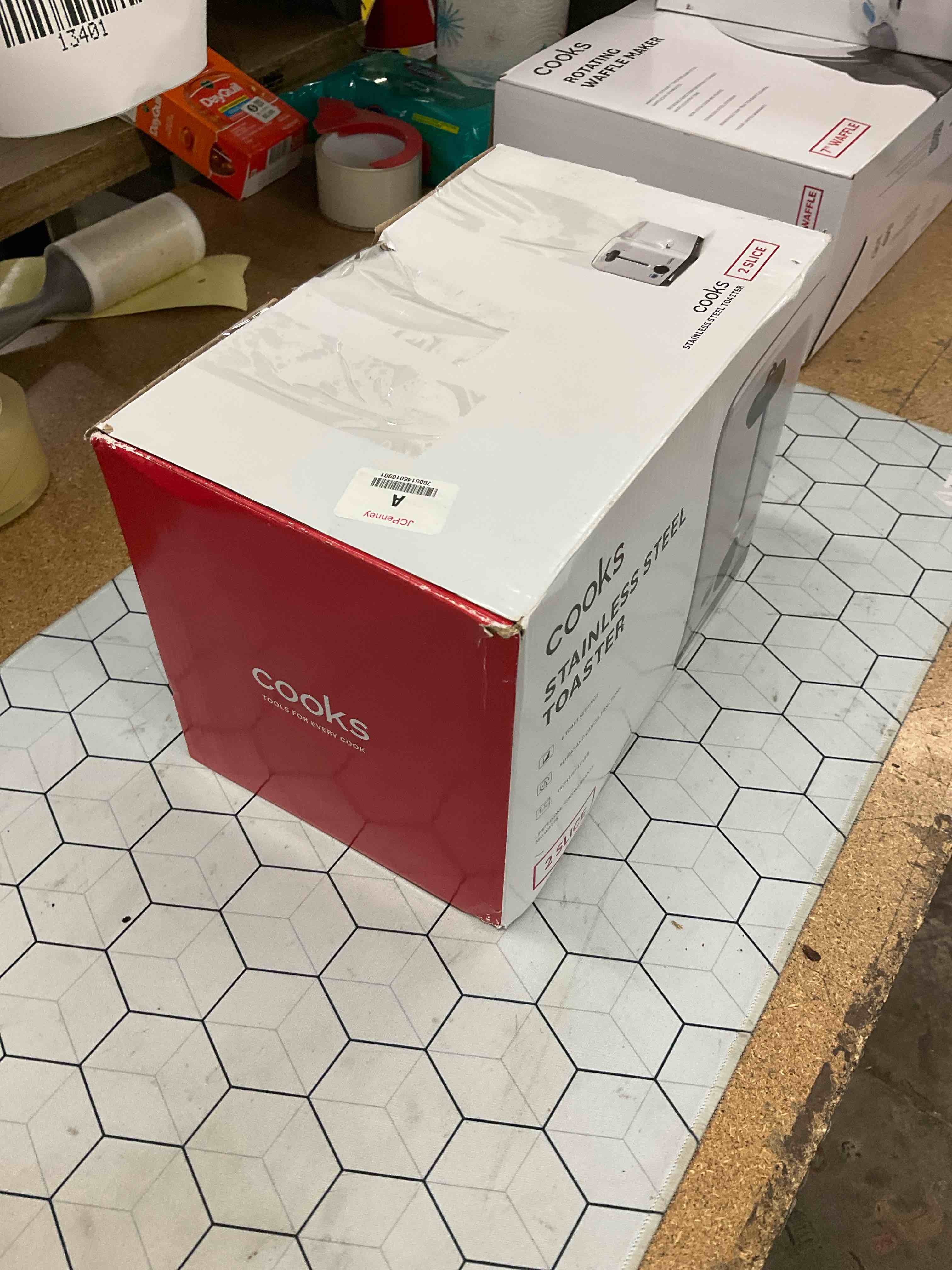 Condition photo showing As Is for toaster 