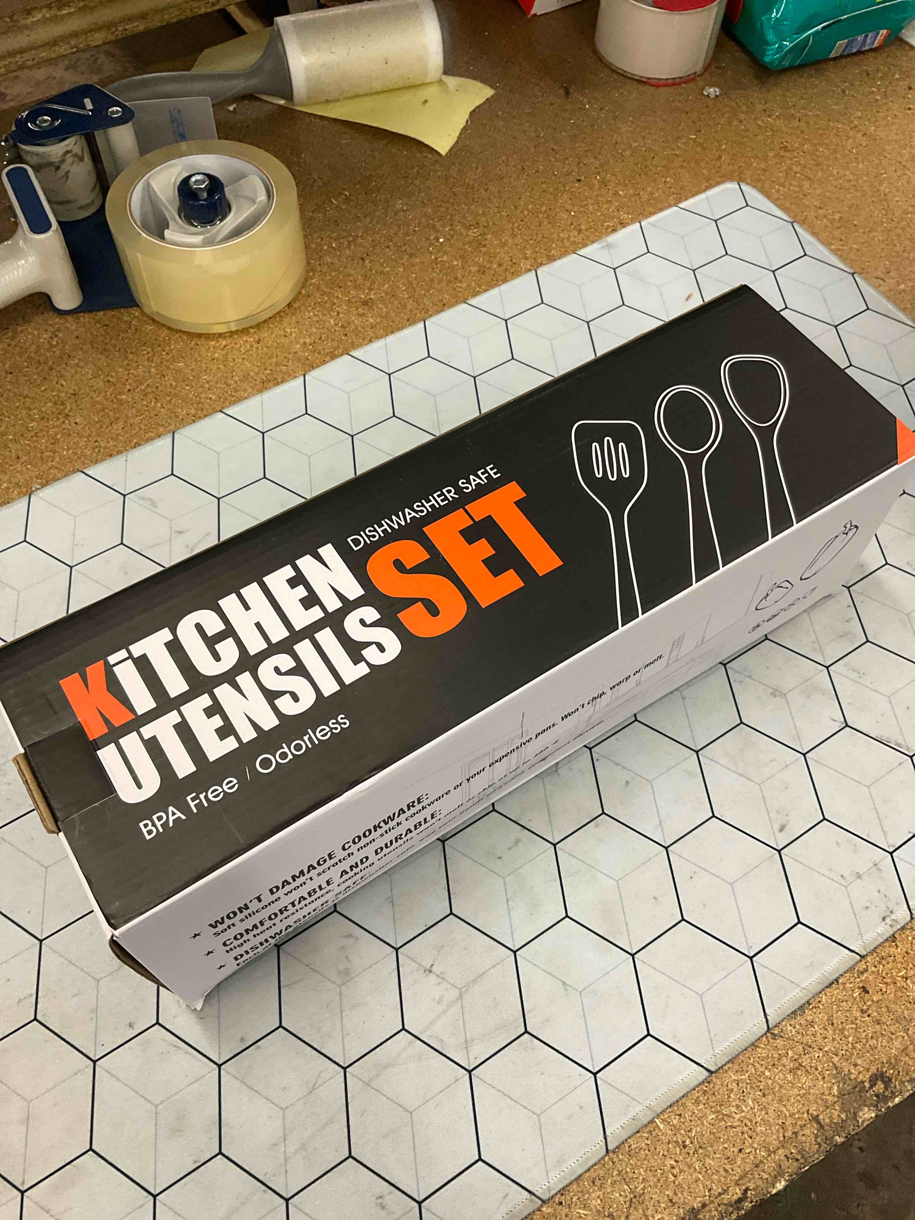 heat resistant kitchen utensils set 