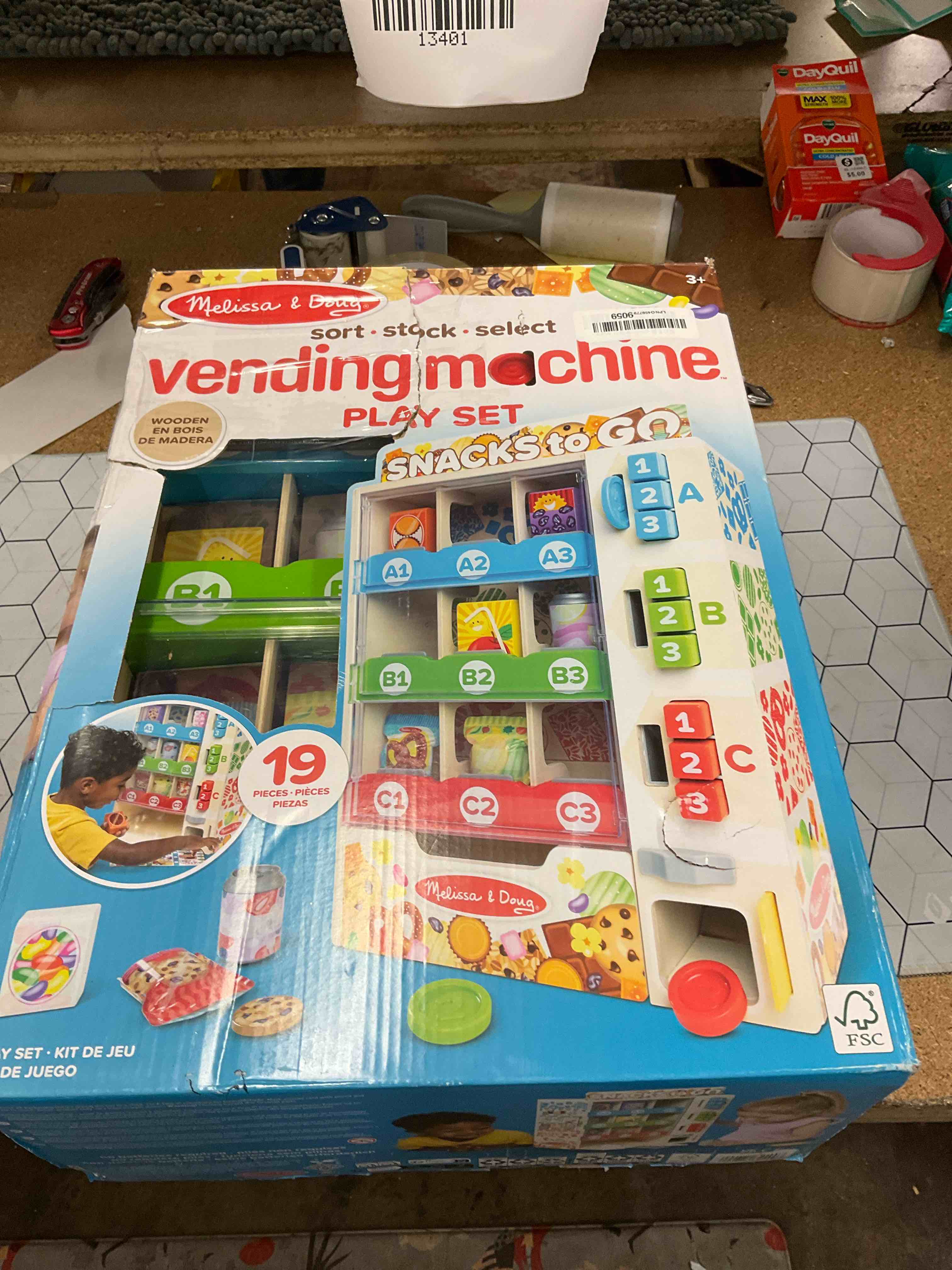 vending machines toy set