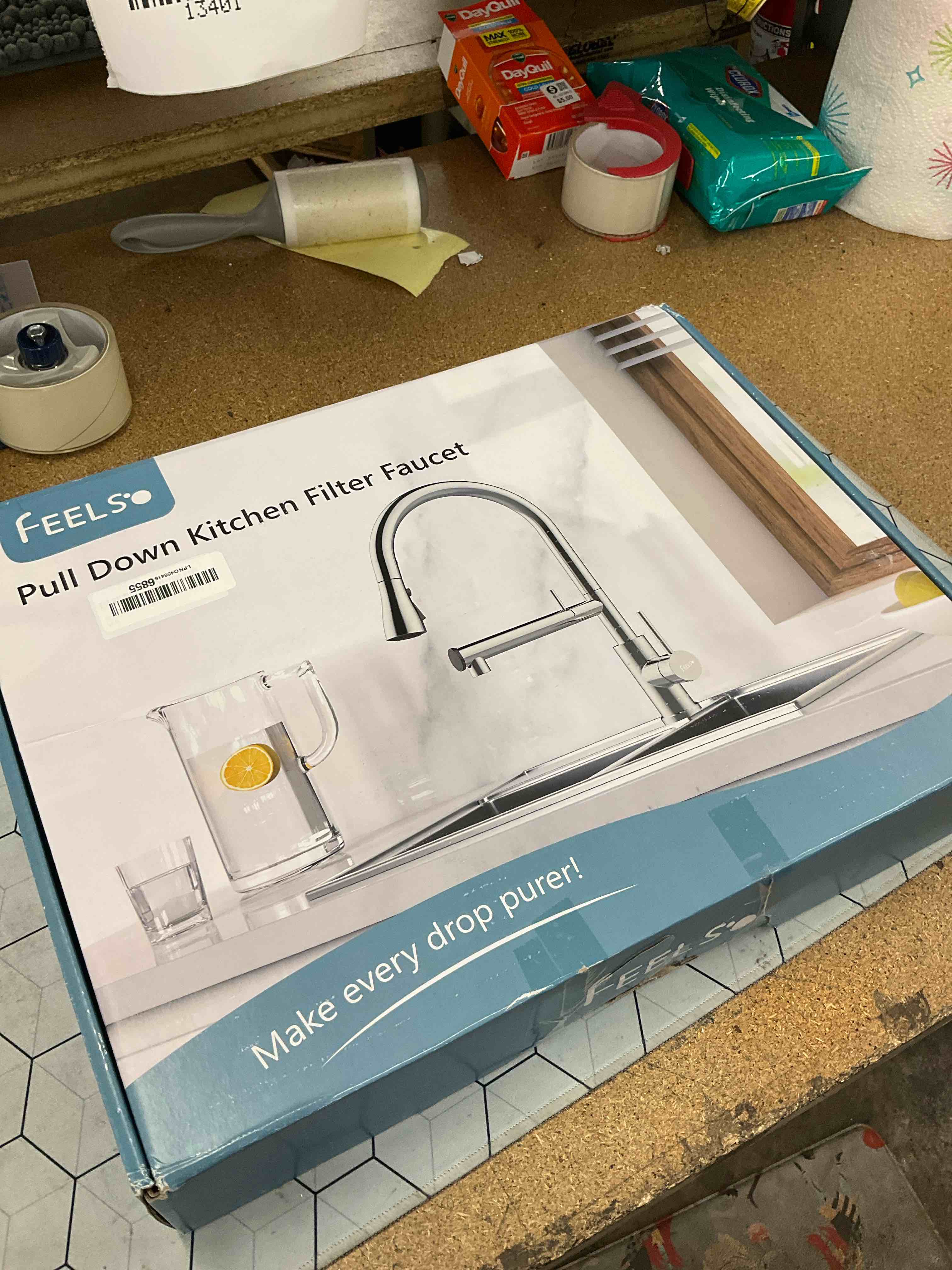 pull down kitchen filter faucet 