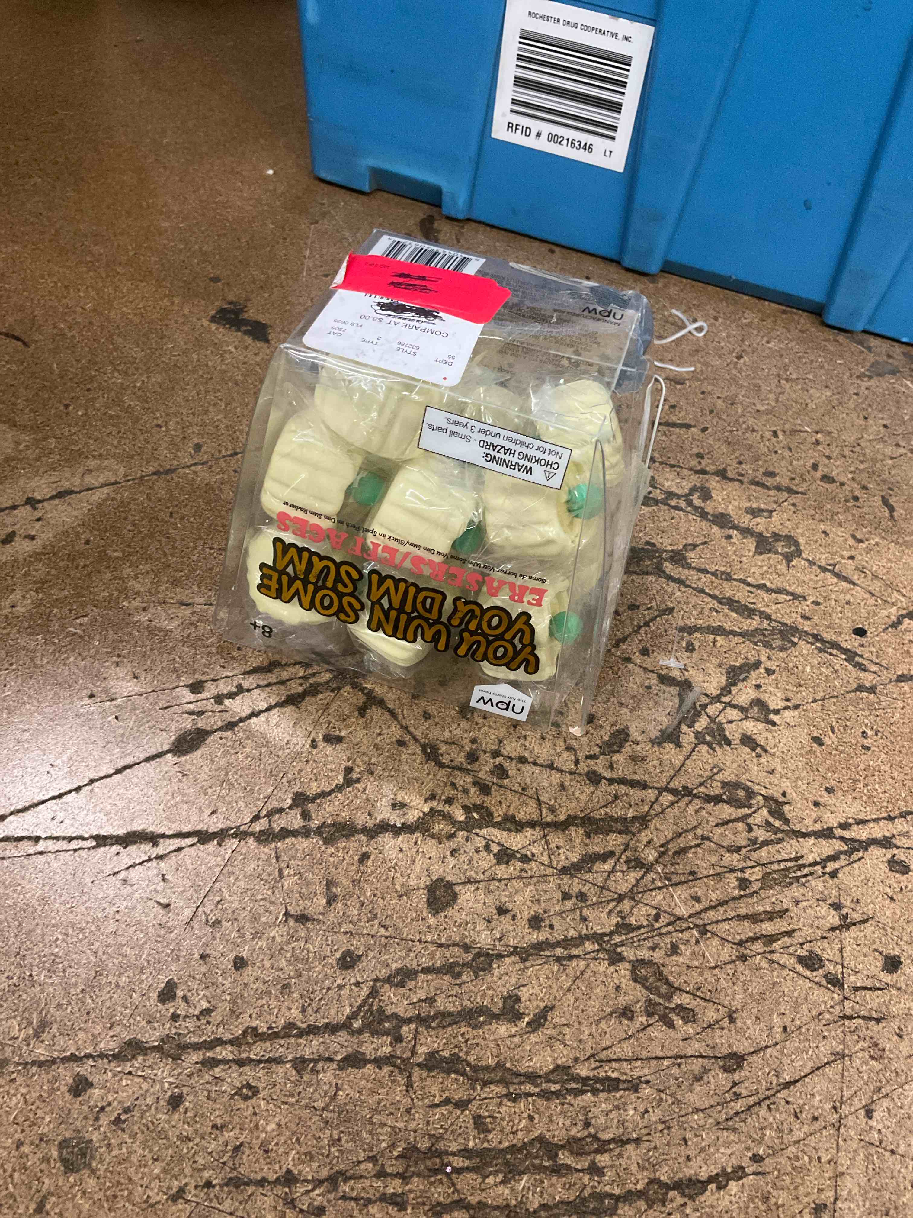 mini erasers