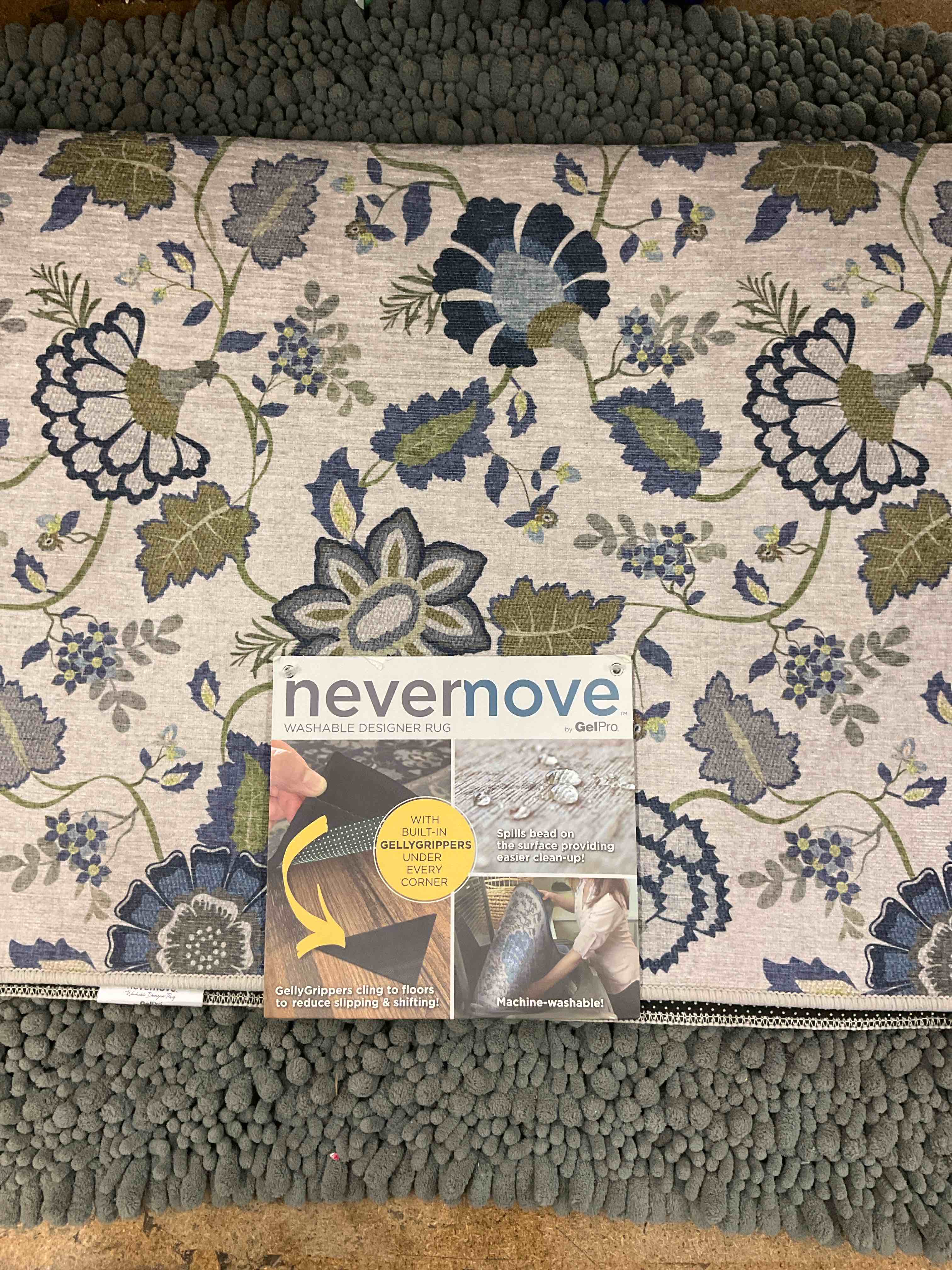 Nevernove by Gelpro Washable Designer Rug