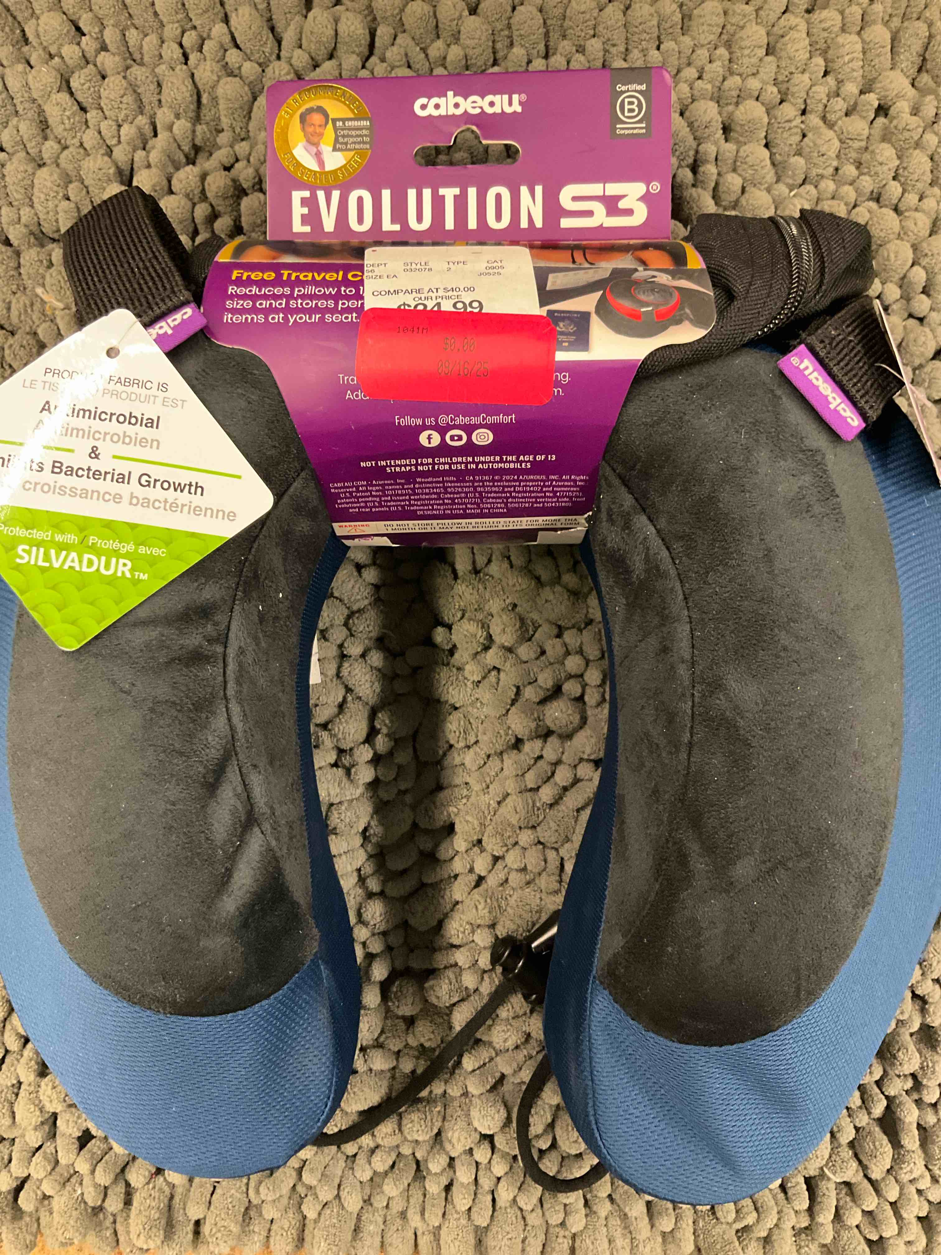 Cabeau Evolution S3 Travel Pillow