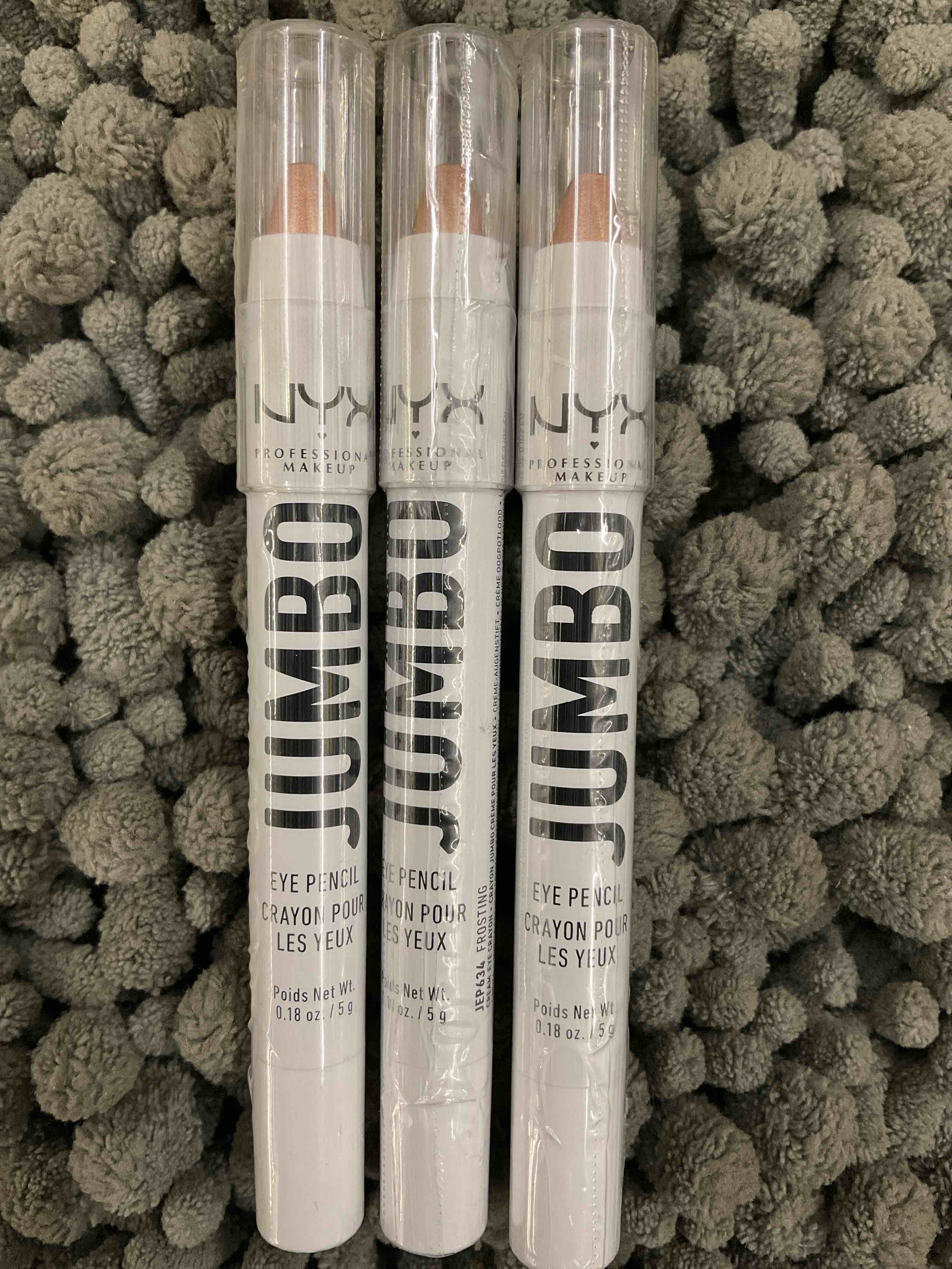 NYX PROFESSIONAL MAKEUP Jumbo Eye Pencil Duo - Frosting (Champagne 3 Pcs)
