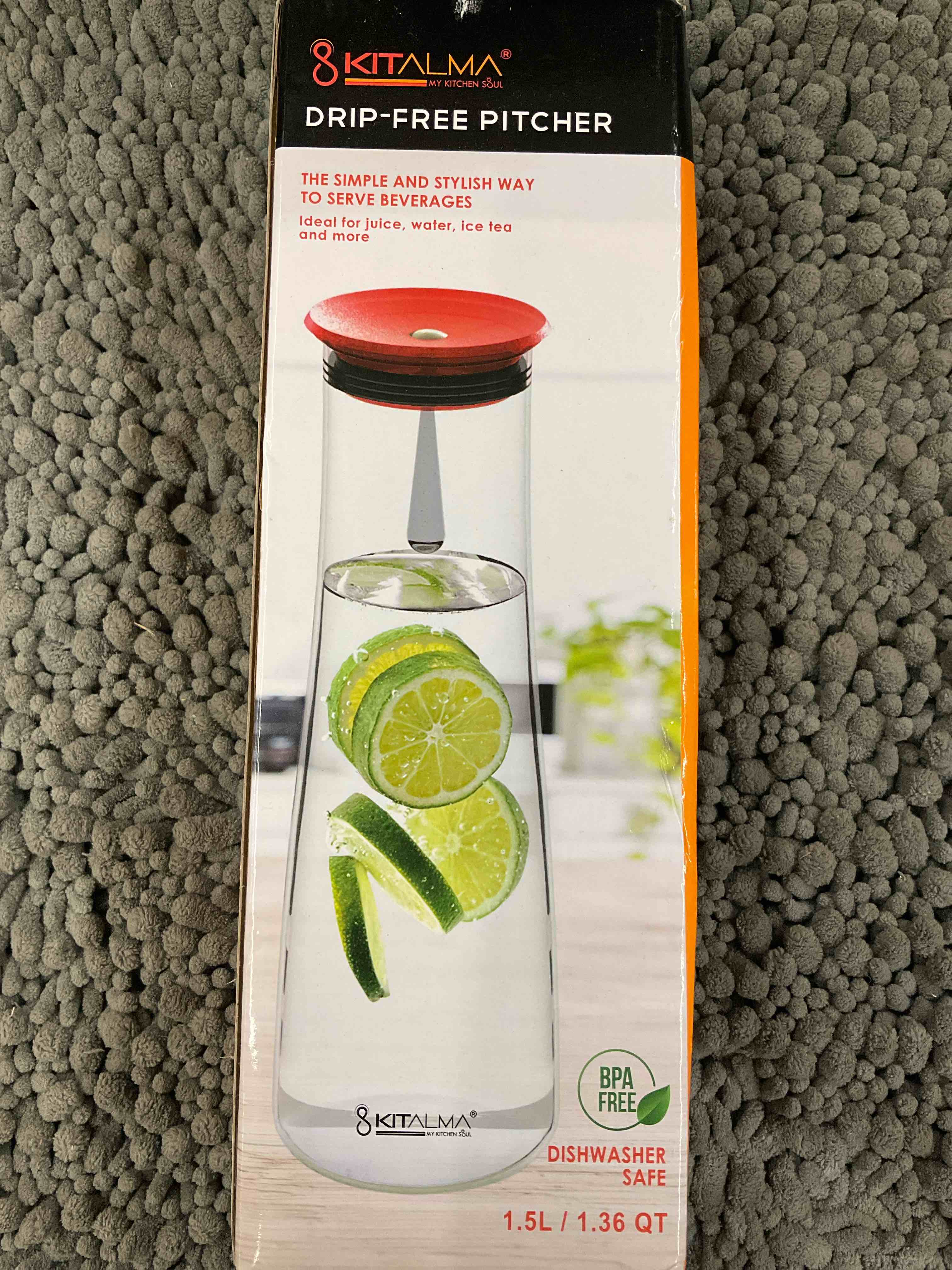 Kitalma Drip- Free Pitcher The Simple & Stylish Way To Serve Beverages