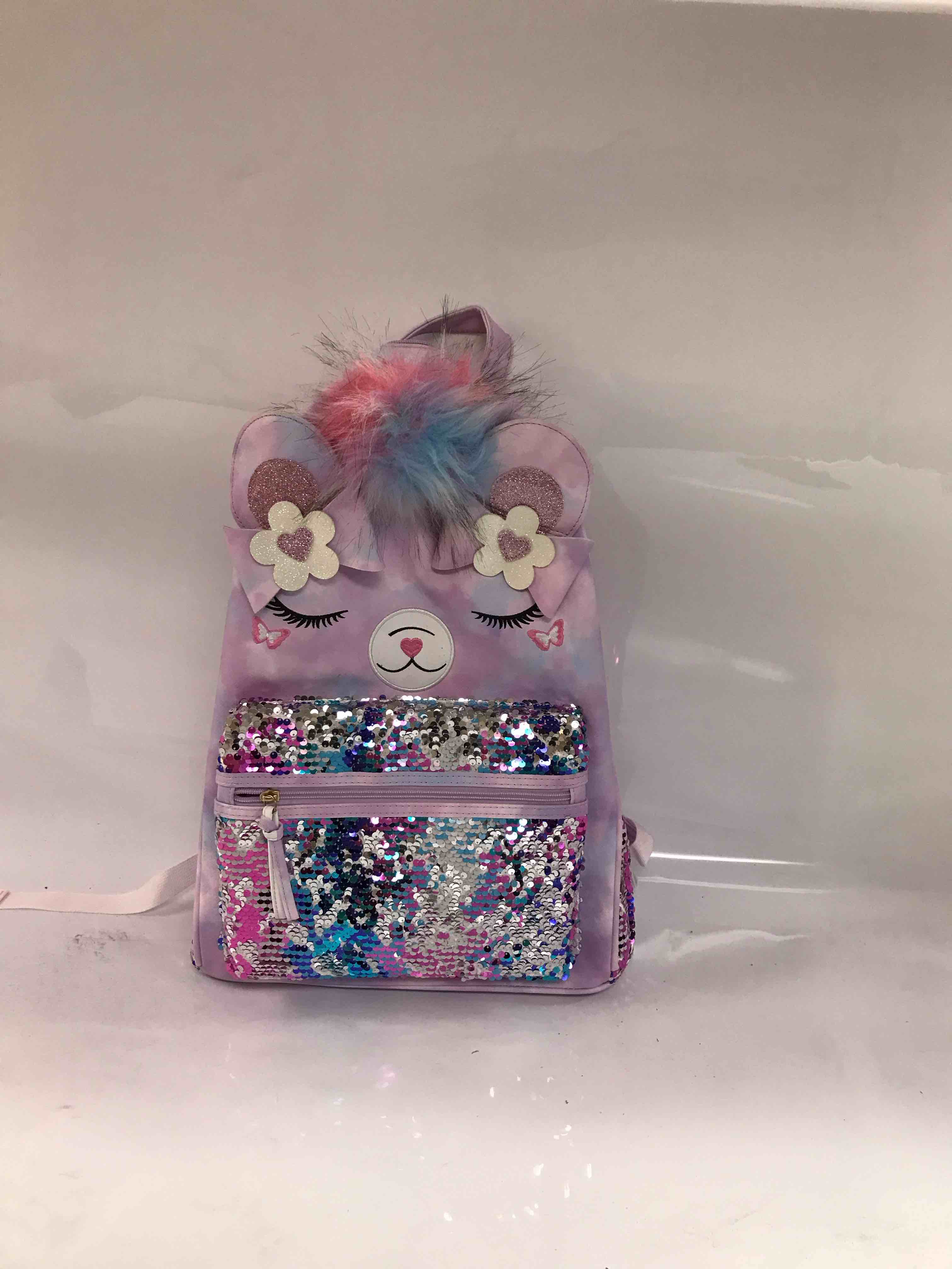 Under one sky  girls flip sequin bear tie-dye mini backpack