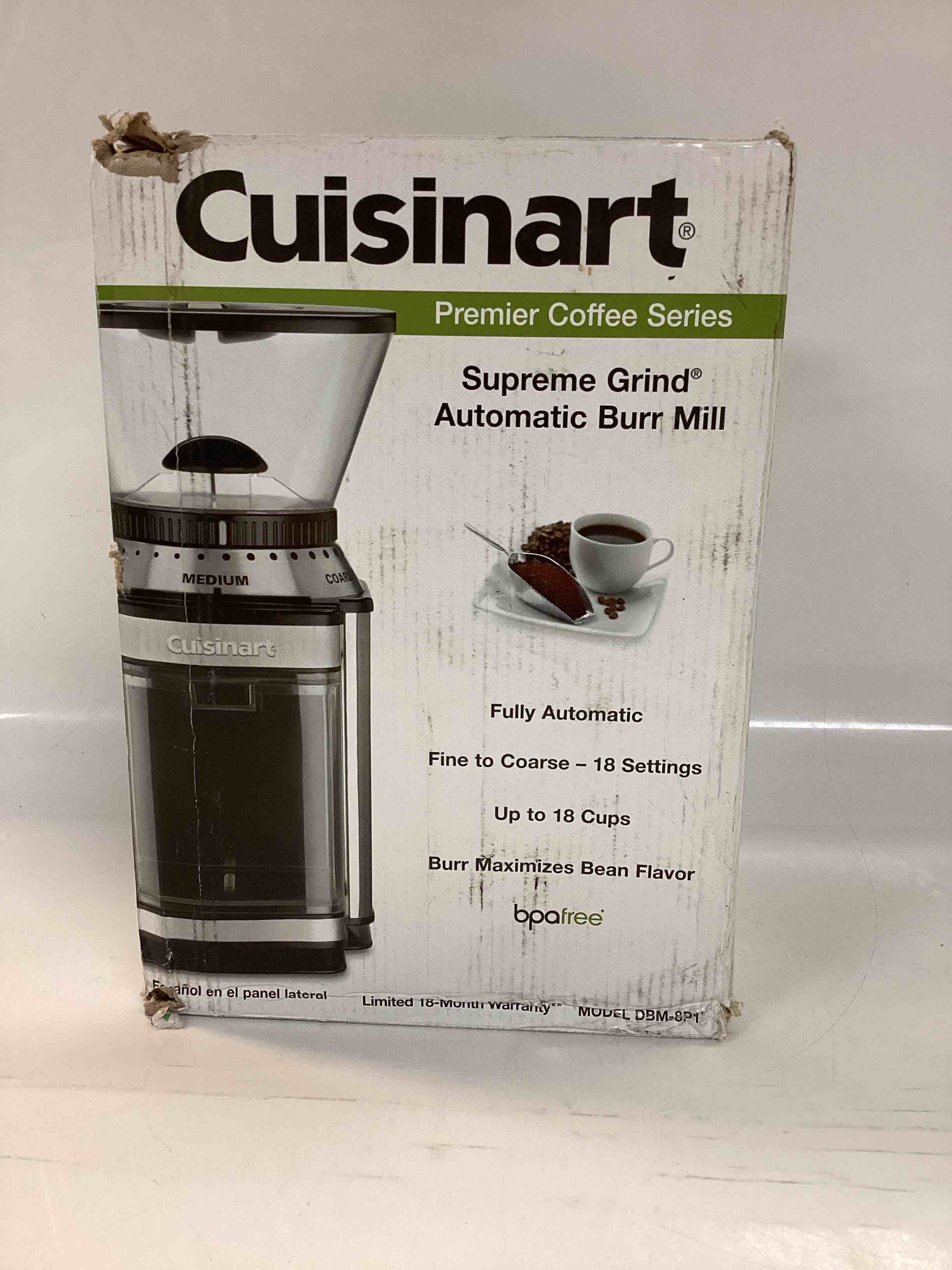 cuisinart supreme grind 32 cup electric burr coffee grinder stainless steel
