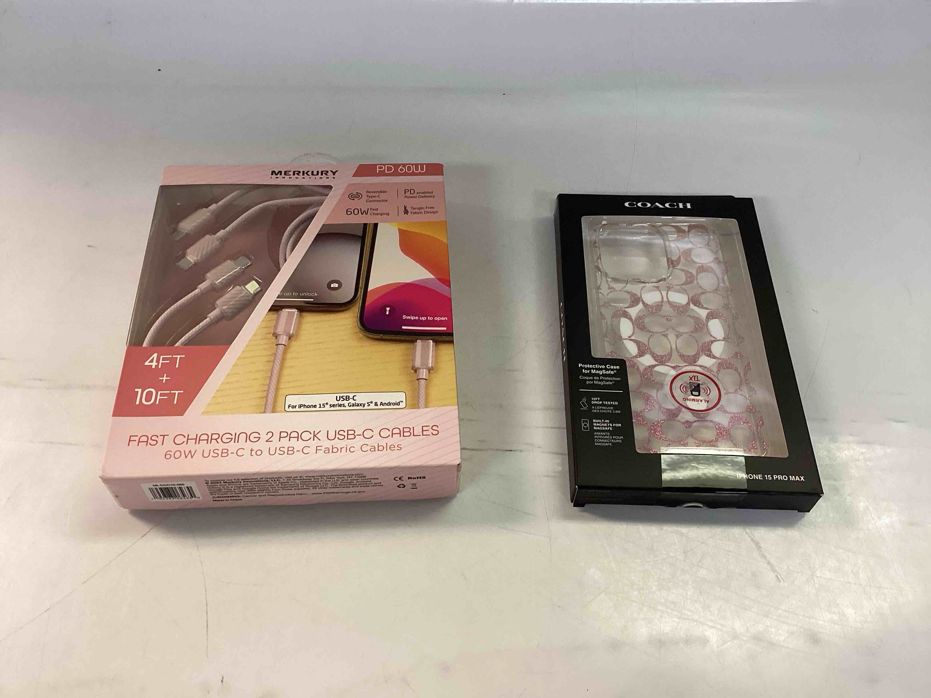 iPhone 15 Pro Max Charger and Case Bundle