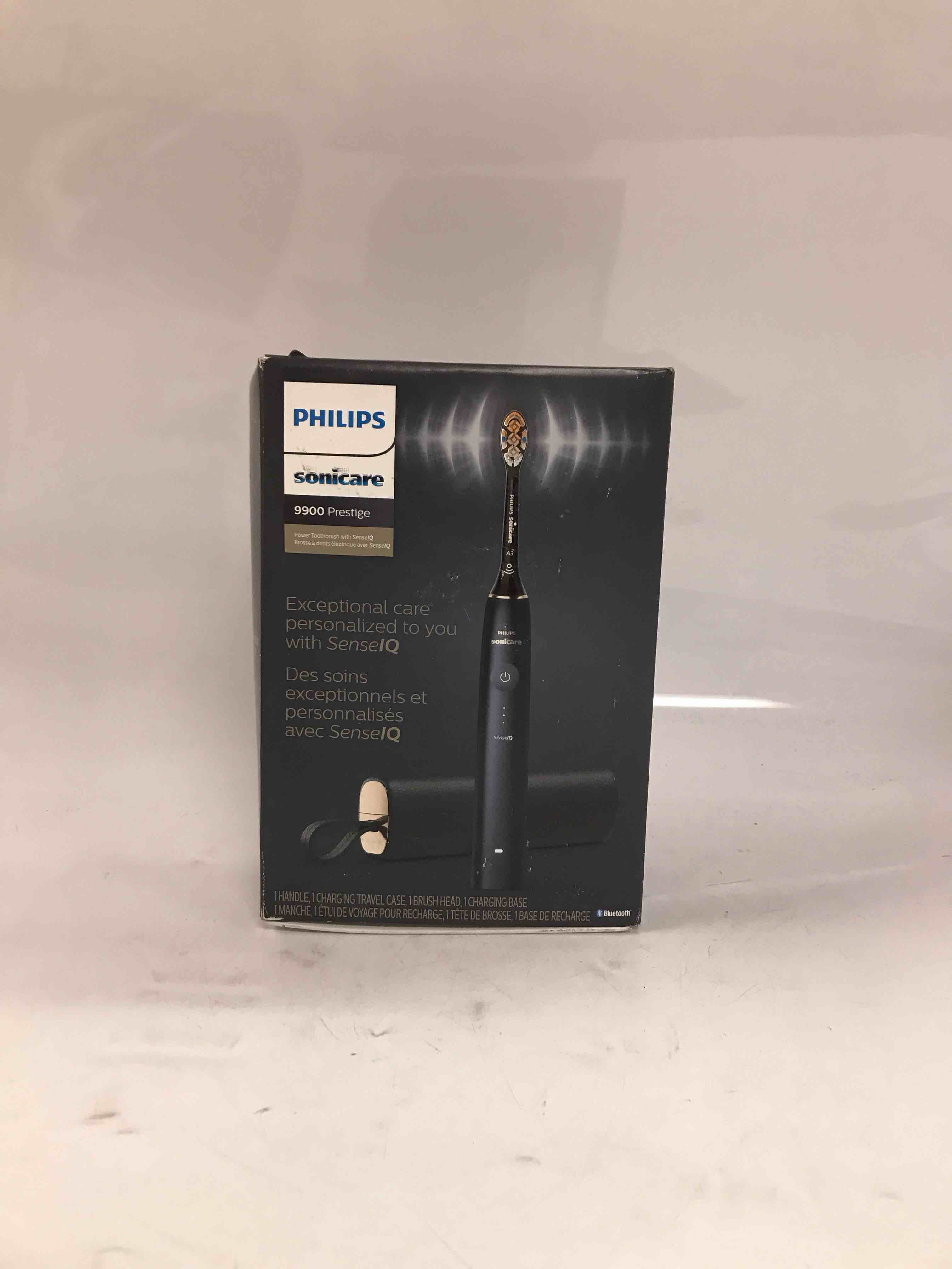 philips sonicare 9900 prestige rechargeable electric power toothbrush with senseiq, midnight, hx9990/12