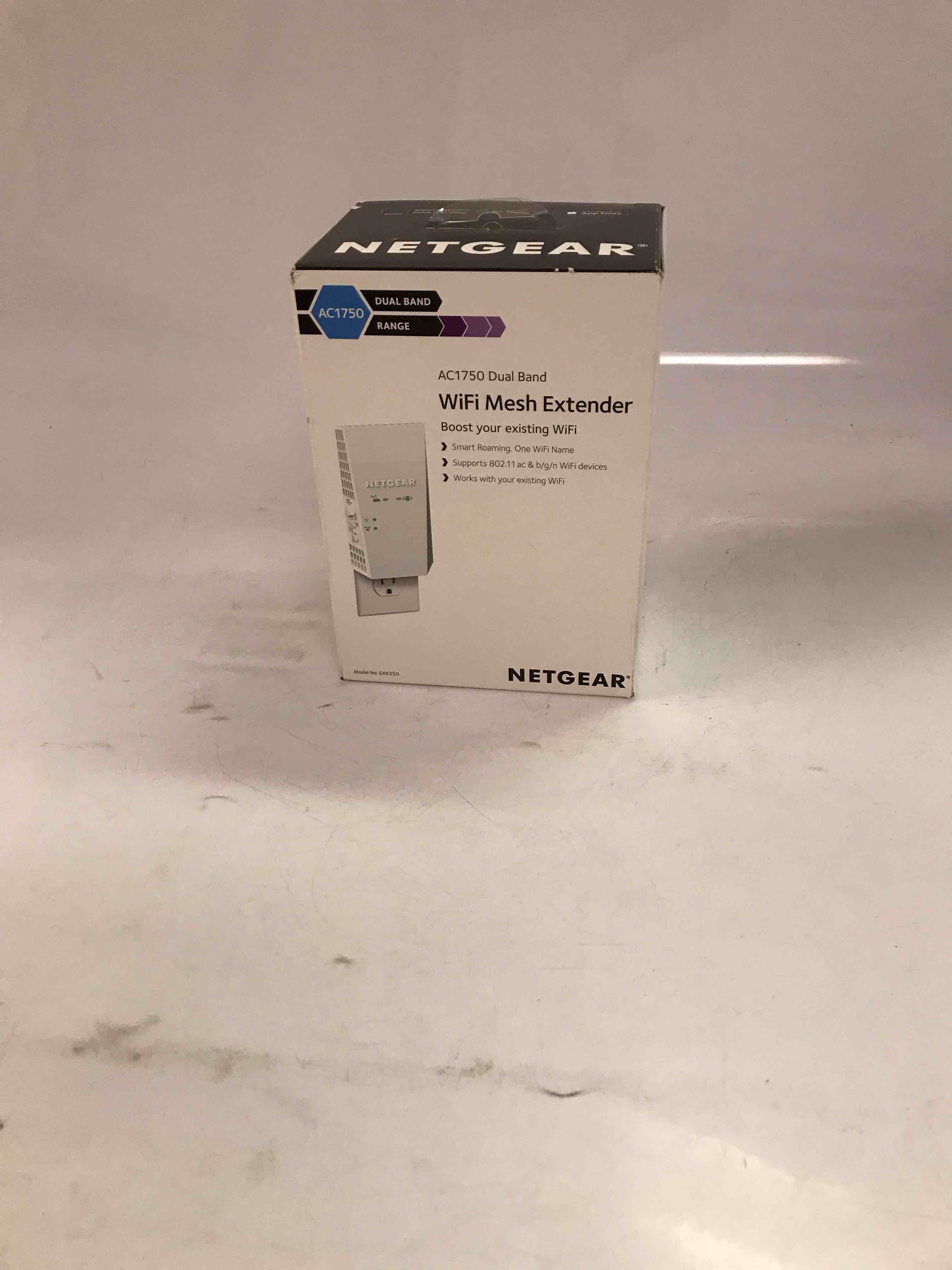 netgear wifi mesh range extender ex6250 - coverage up to 2000 sq.ft. and 32 devices with ac1750 dual band wireless signal booster & repeater (up to 1750mbps speed), plus mesh smart roaming
