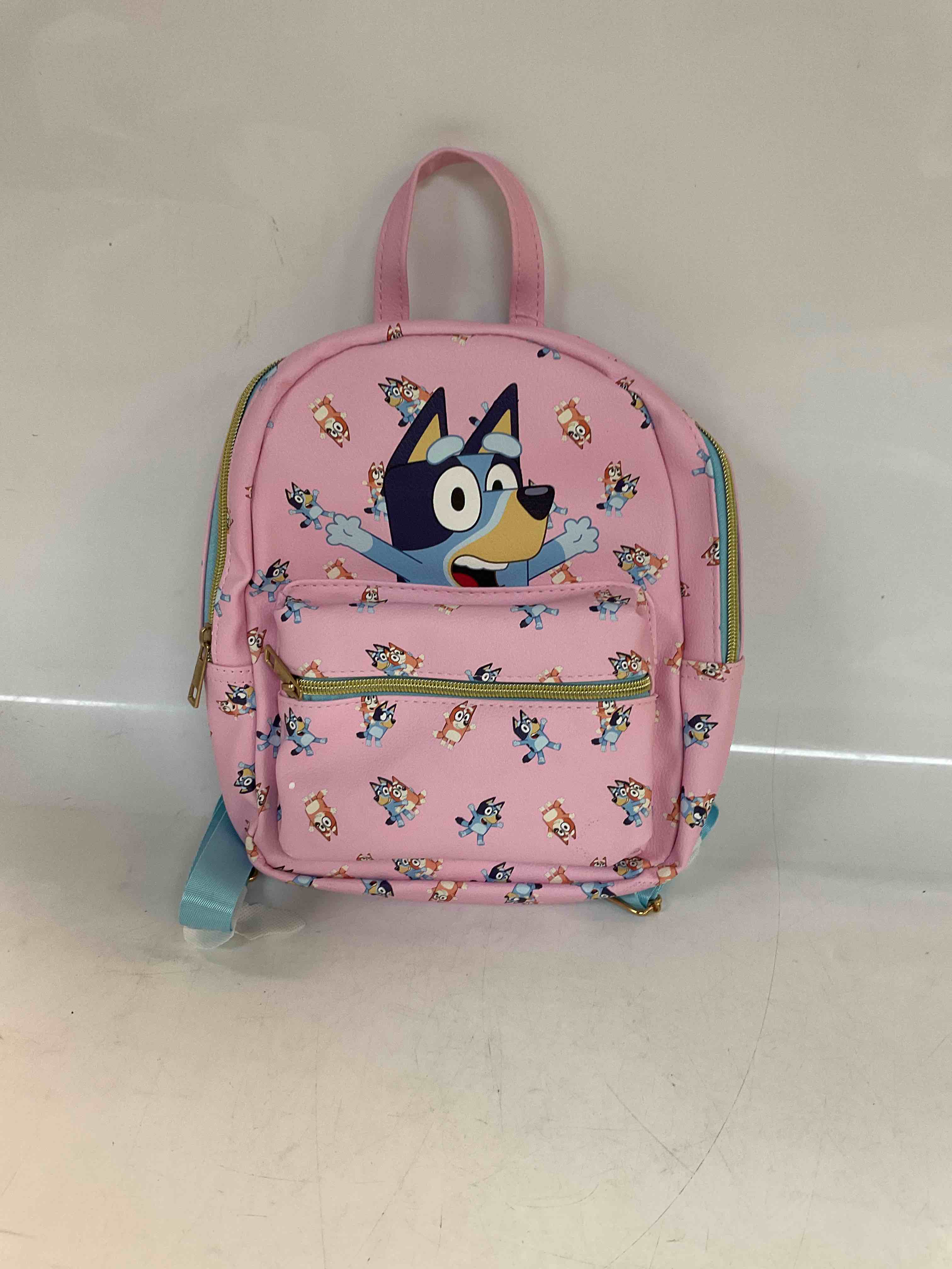 Bluey Pink Allover Print Mini Backpack