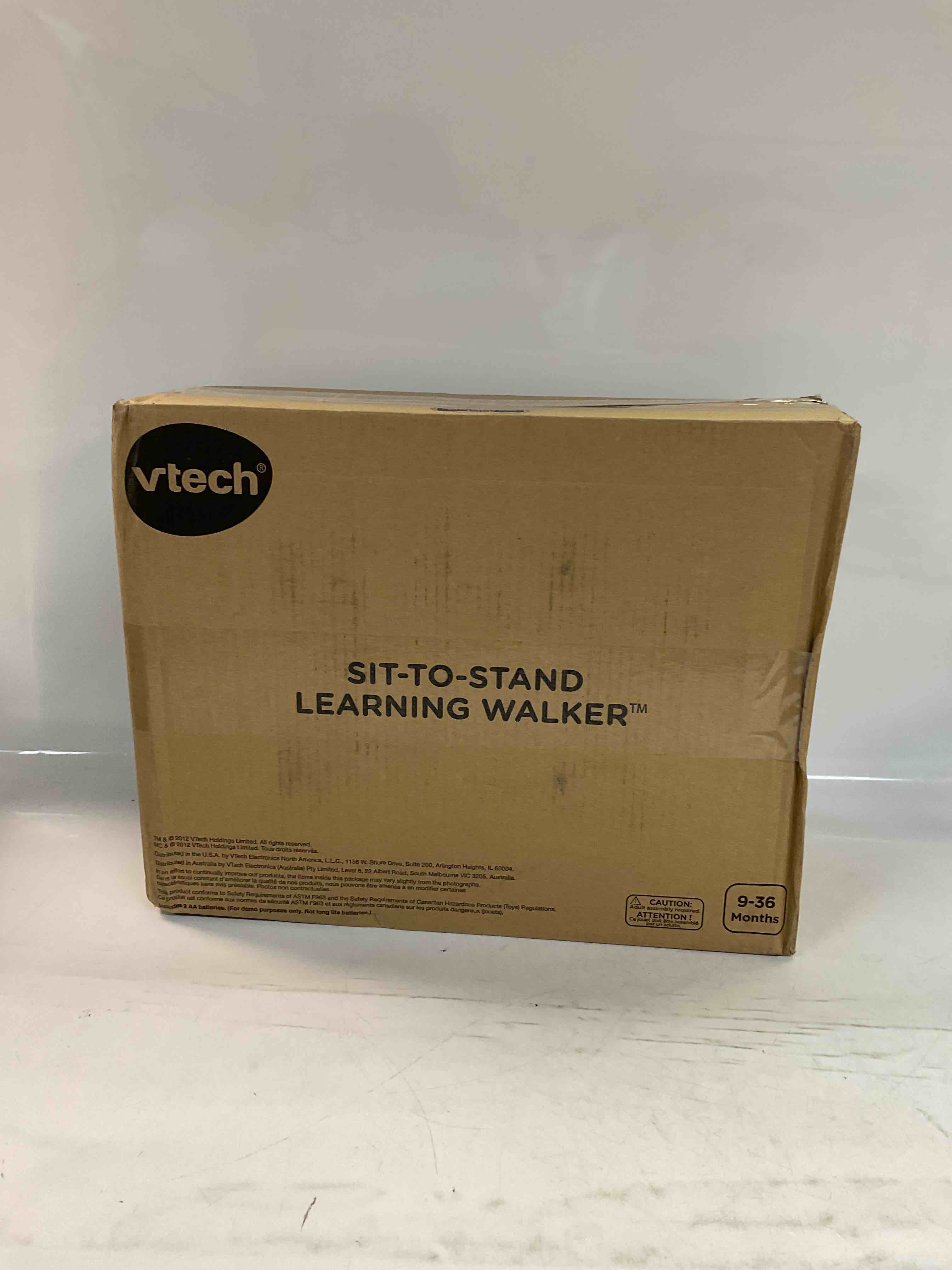 vtech sit-to-stand learning walker push & pull toy 80-077001