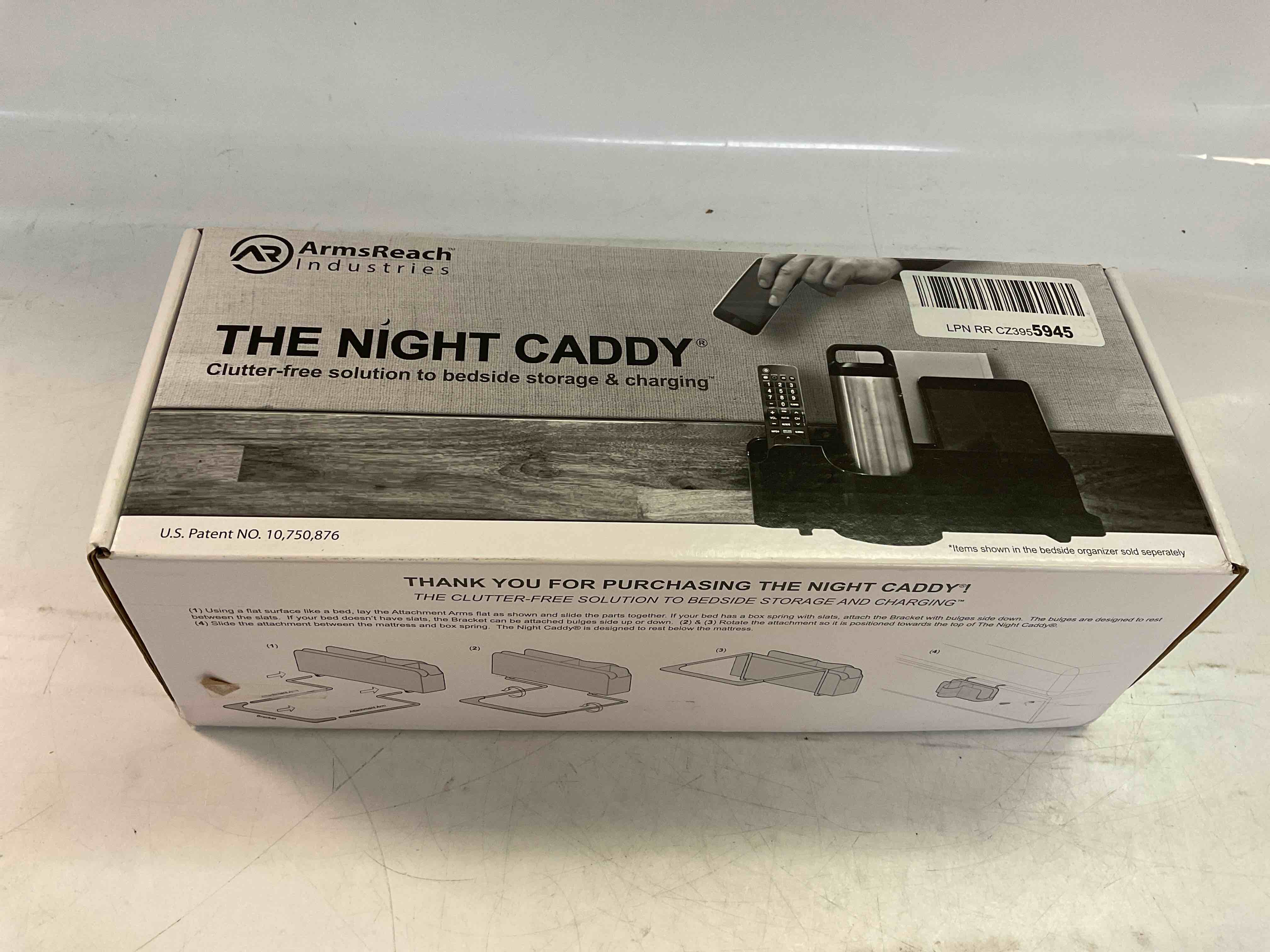 Arms Reach Industries Night Caddy Bedside Organizer 