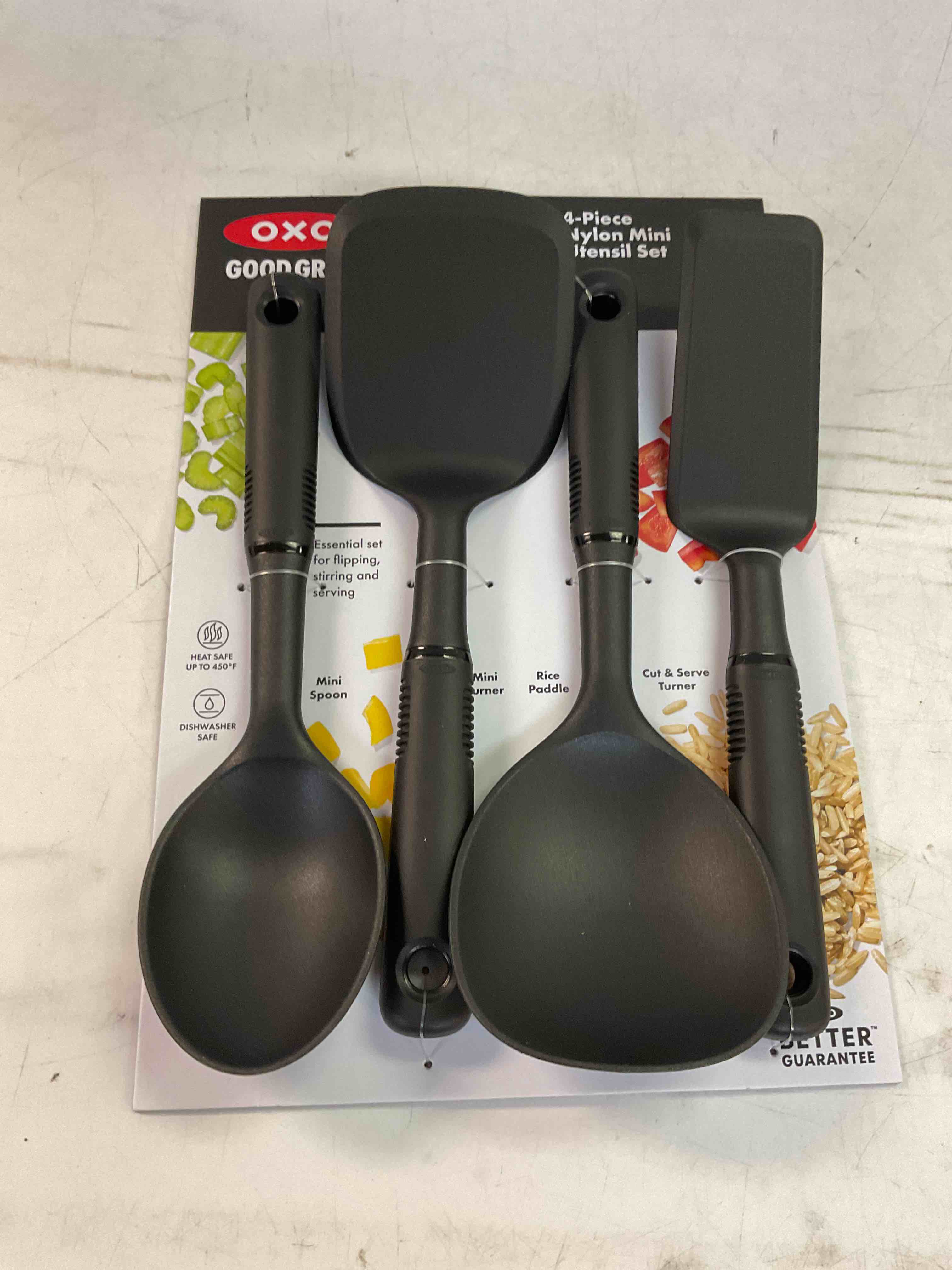 oxo good grips 4-piece nylon mini utensil set