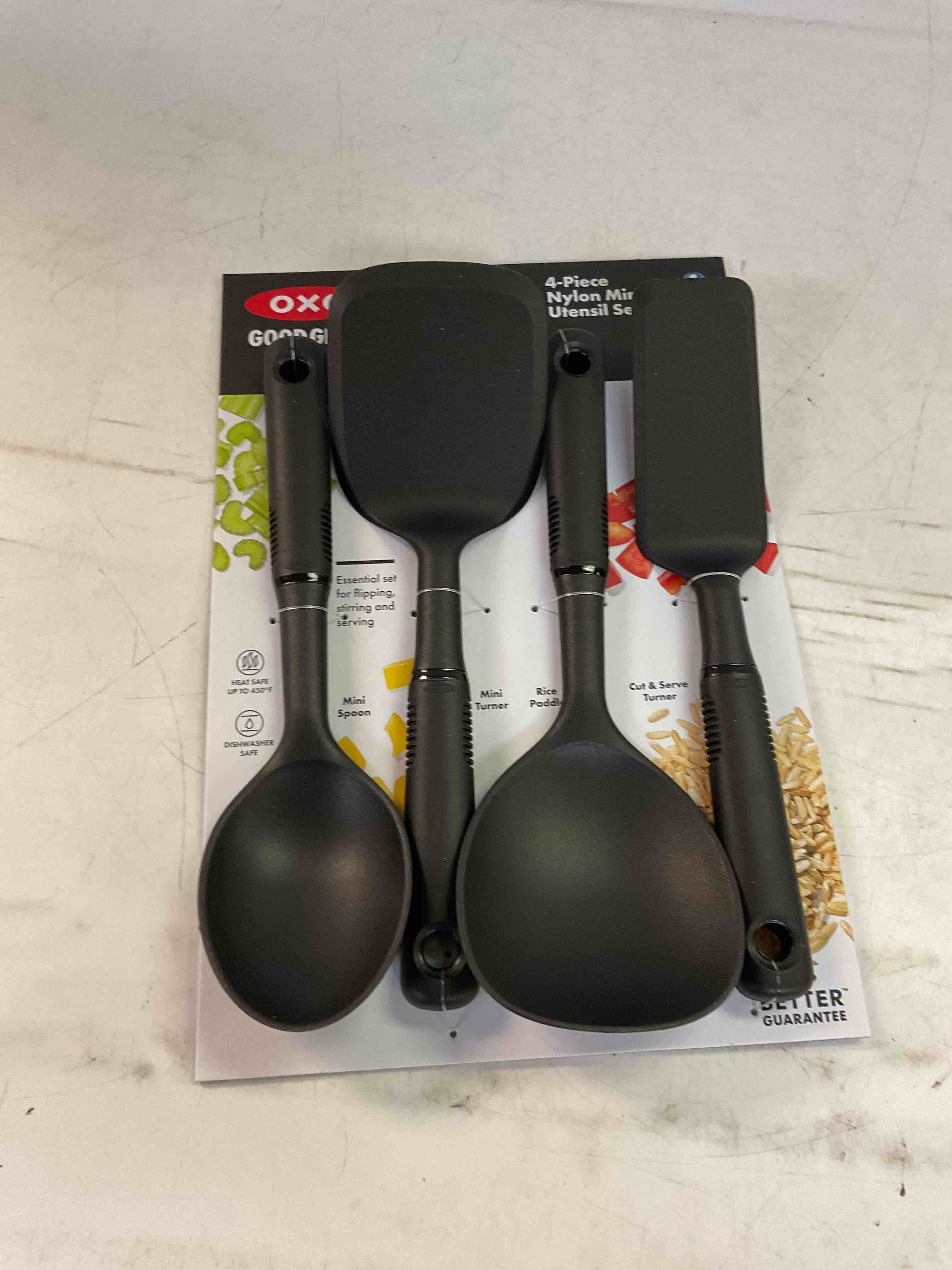 oxo good grips 4-piece nylon mini utensil set