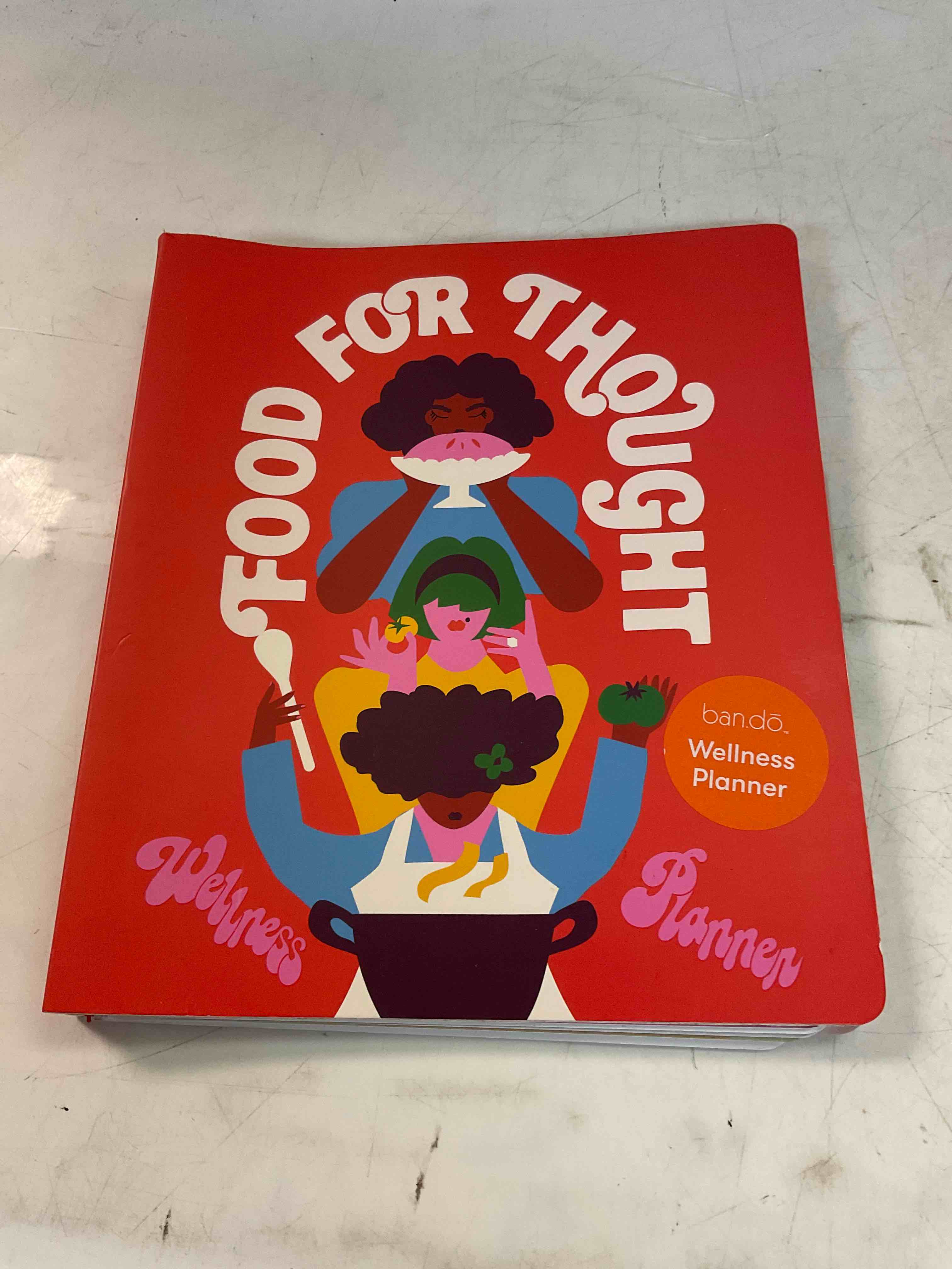 ban.do 'Food for Thought' Wellness Planner in Red at Nordstrom
