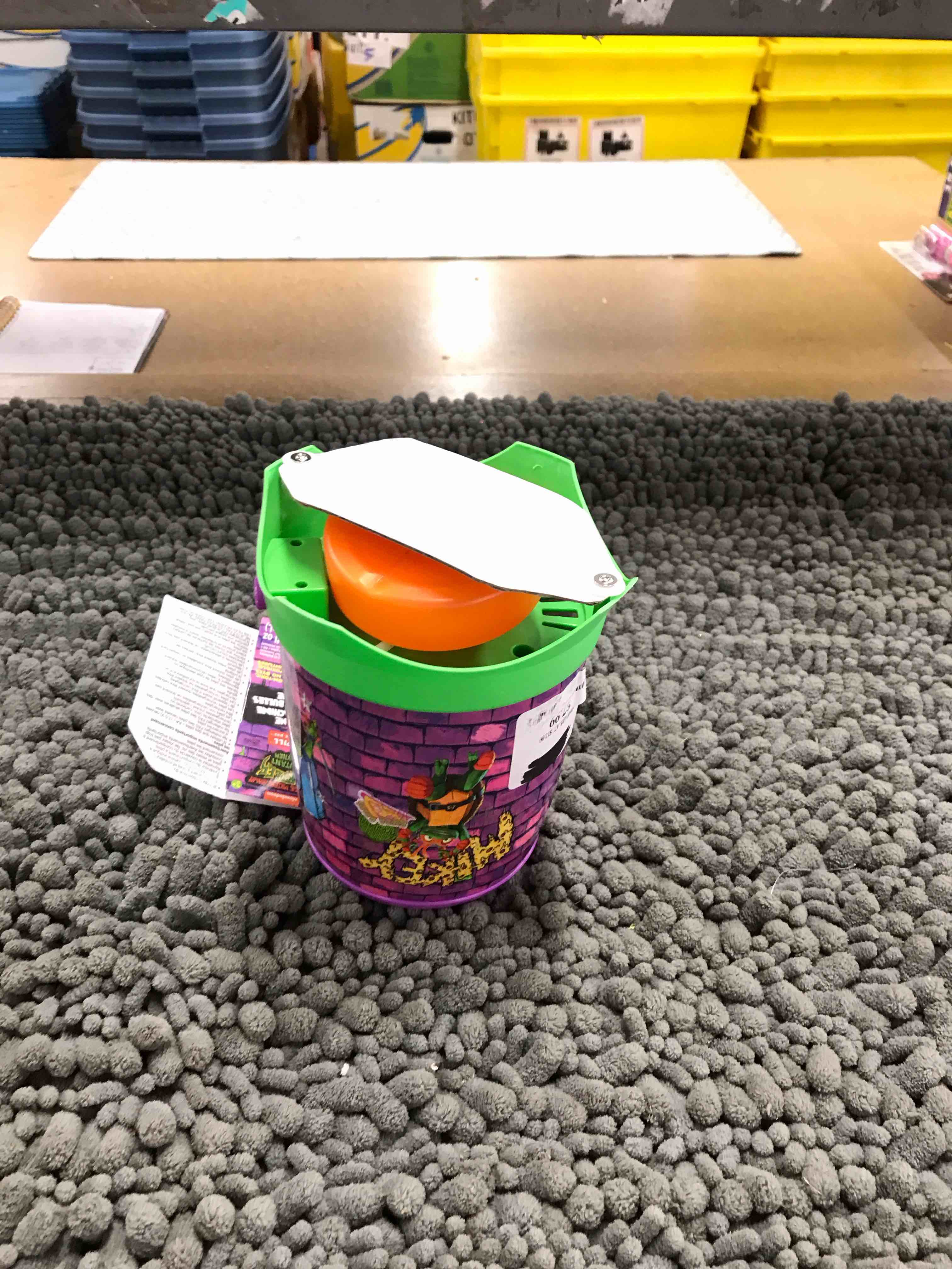 Condition photo showing New/Like New for teenage mutant ninja turtles cyclone bubble machine